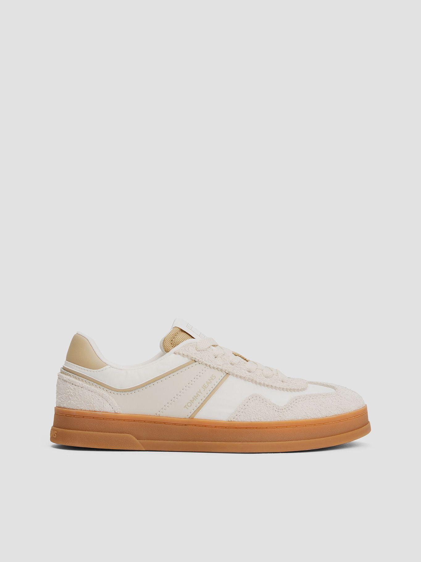 Zapatillas The Greenwich De Cuero Beige Tommy Jeans-4