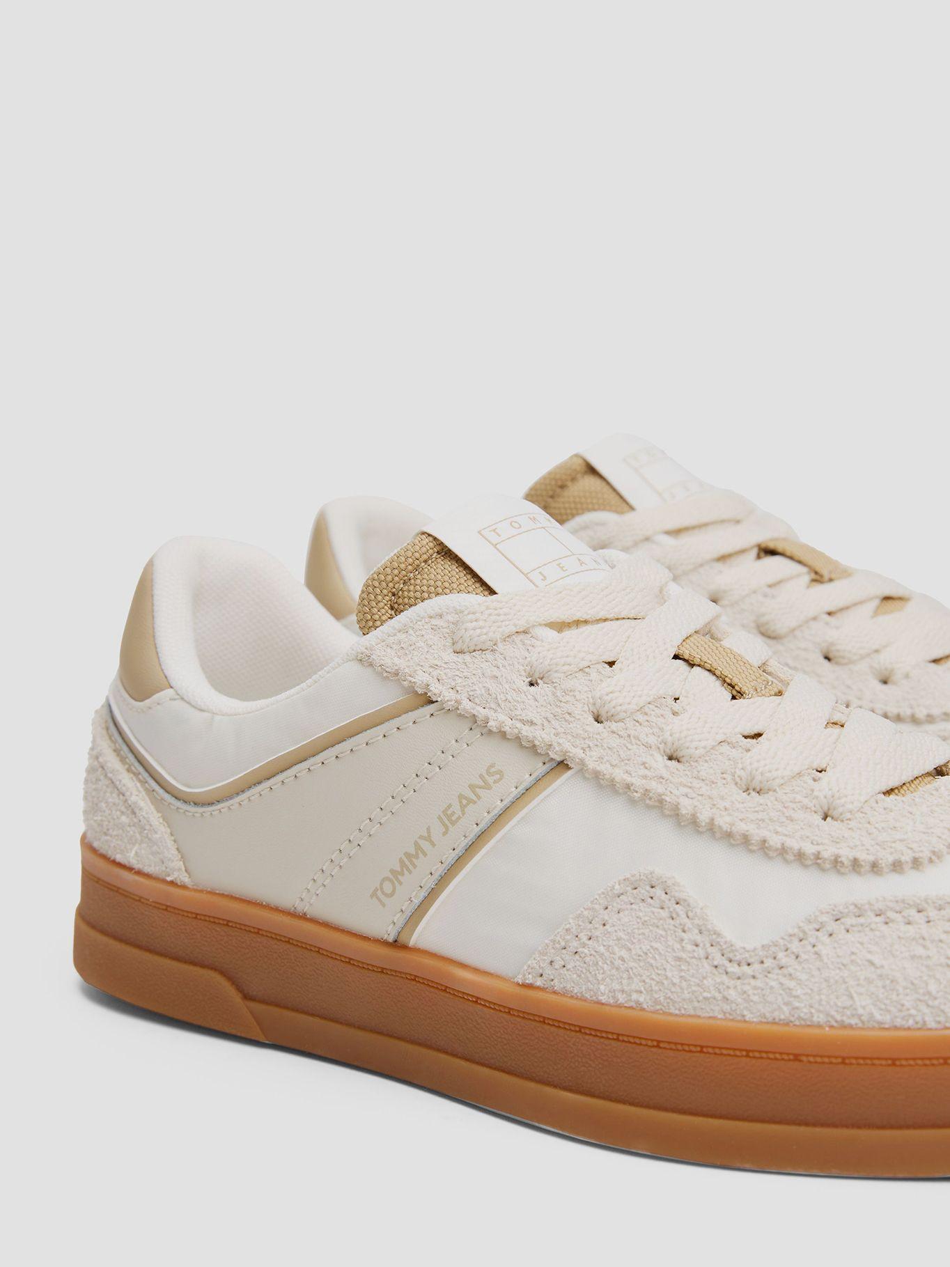 Zapatillas The Greenwich De Cuero Beige Tommy Jeans-6