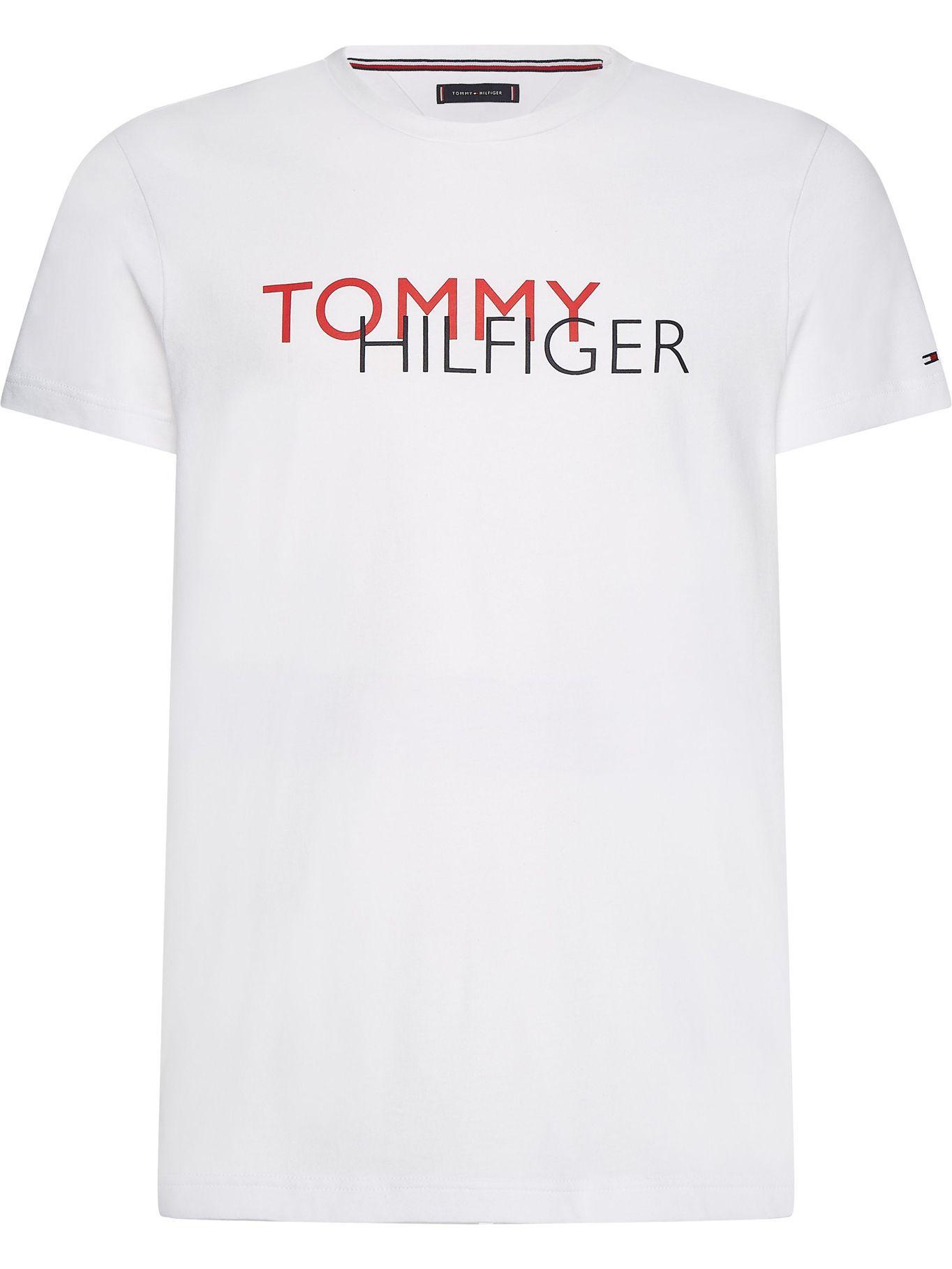 Polera Logo Gráfico Blanco Tommy Hilfiger F2-0