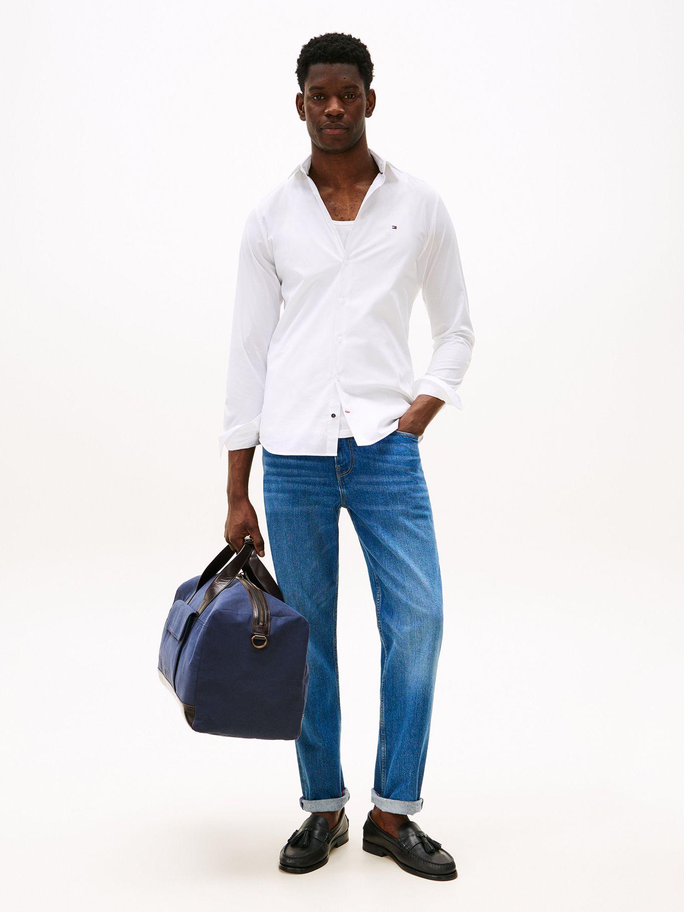 Camisa Flex Poplin Slim Fit Blanco Tommy Hilfiger-1