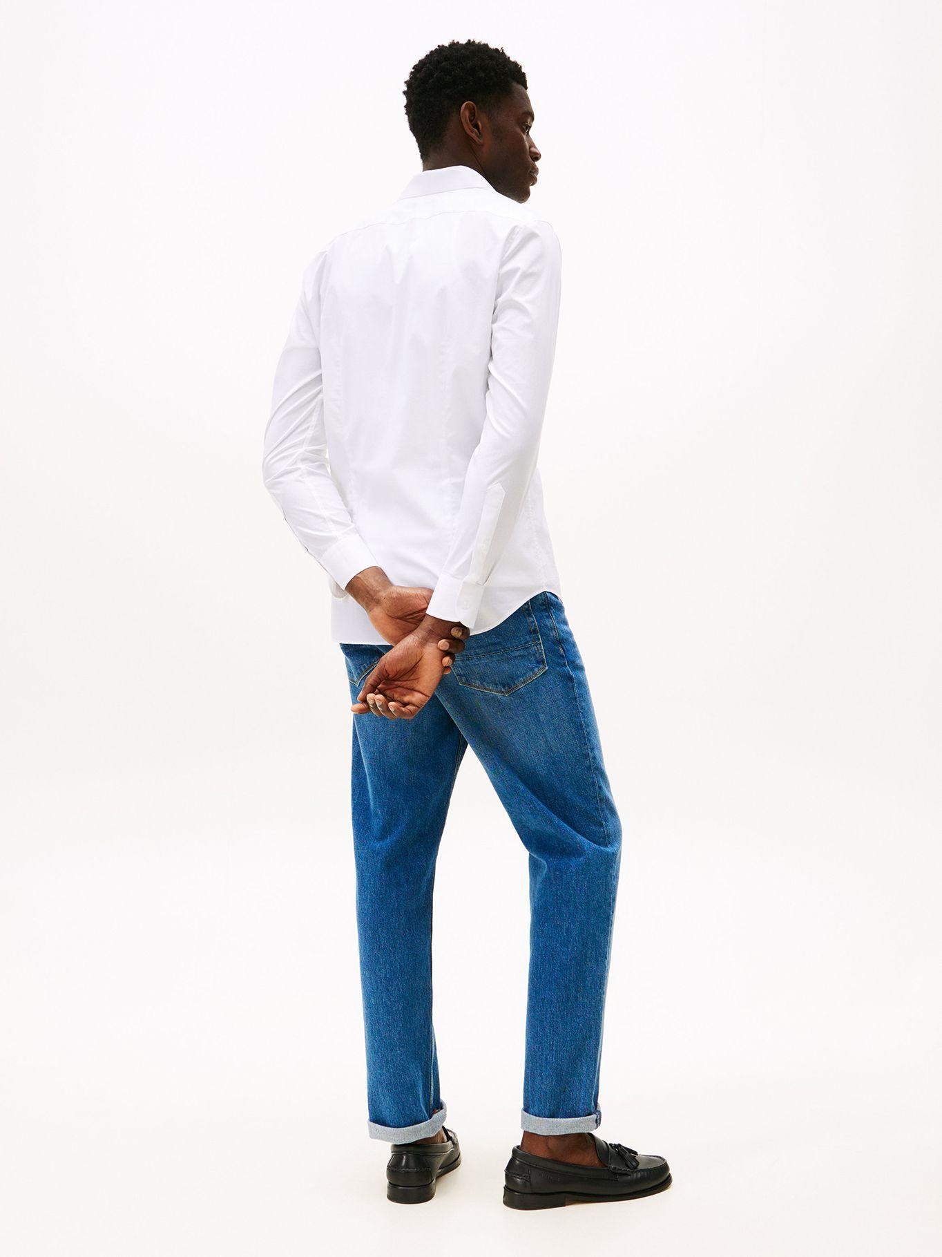 Camisa Flex Poplin Slim Fit Blanco Tommy Hilfiger-2