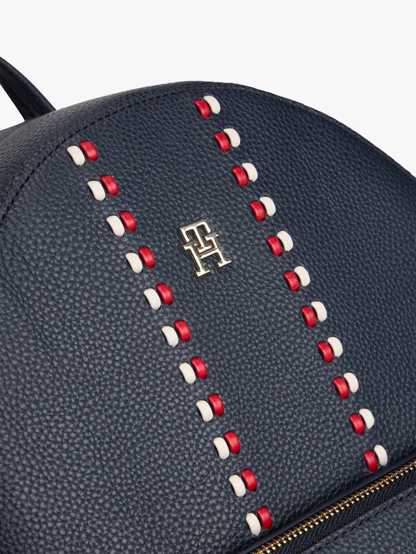 Mochila Con Cinta Tonal Distintiva Tommy Hilfiger Azul-3