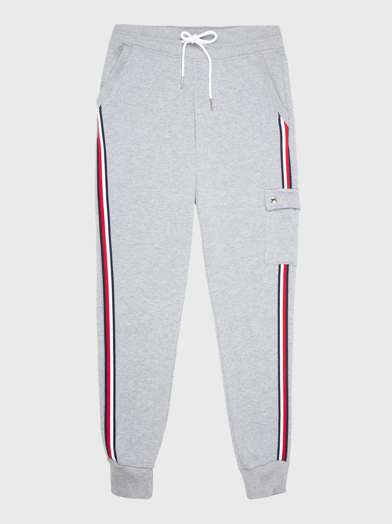 Joggers Global Stripe Print Gris Tommy Hilfiger-0