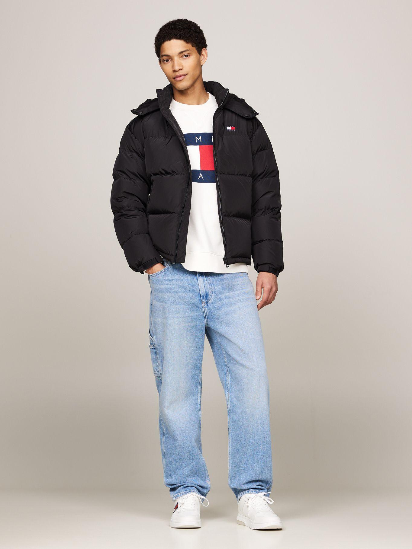 Parka Alaska Acolchada De Plumón Negro Tommy Hilfiger-1