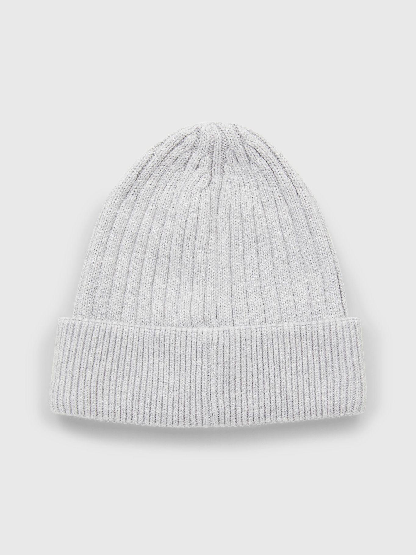 Gorro Beanie Logo Flag Bordado Gris Tommy Hilfiger-2