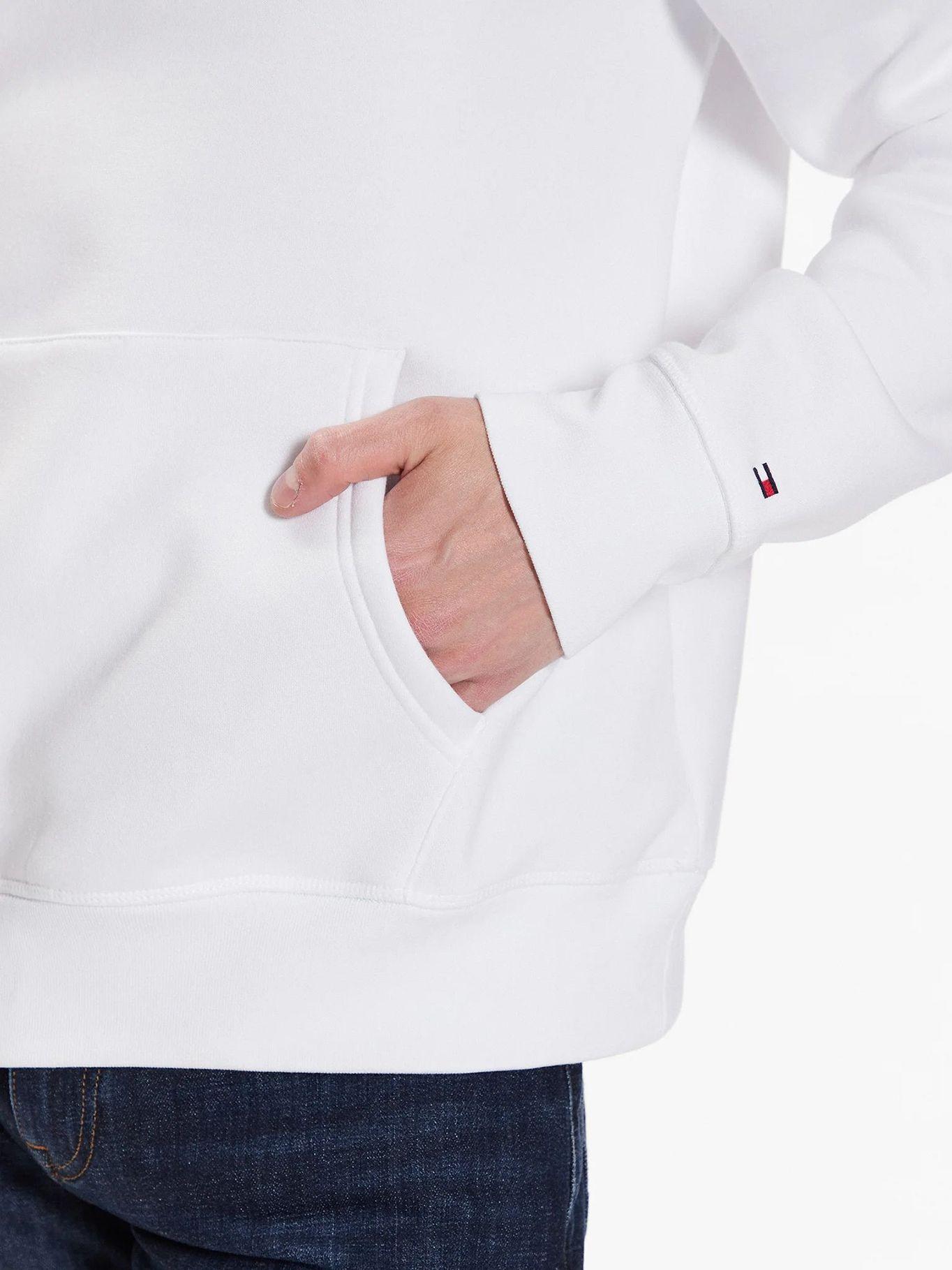 Polerón Hoodie Curve Logo Blanco Tommy Hilfiger-3