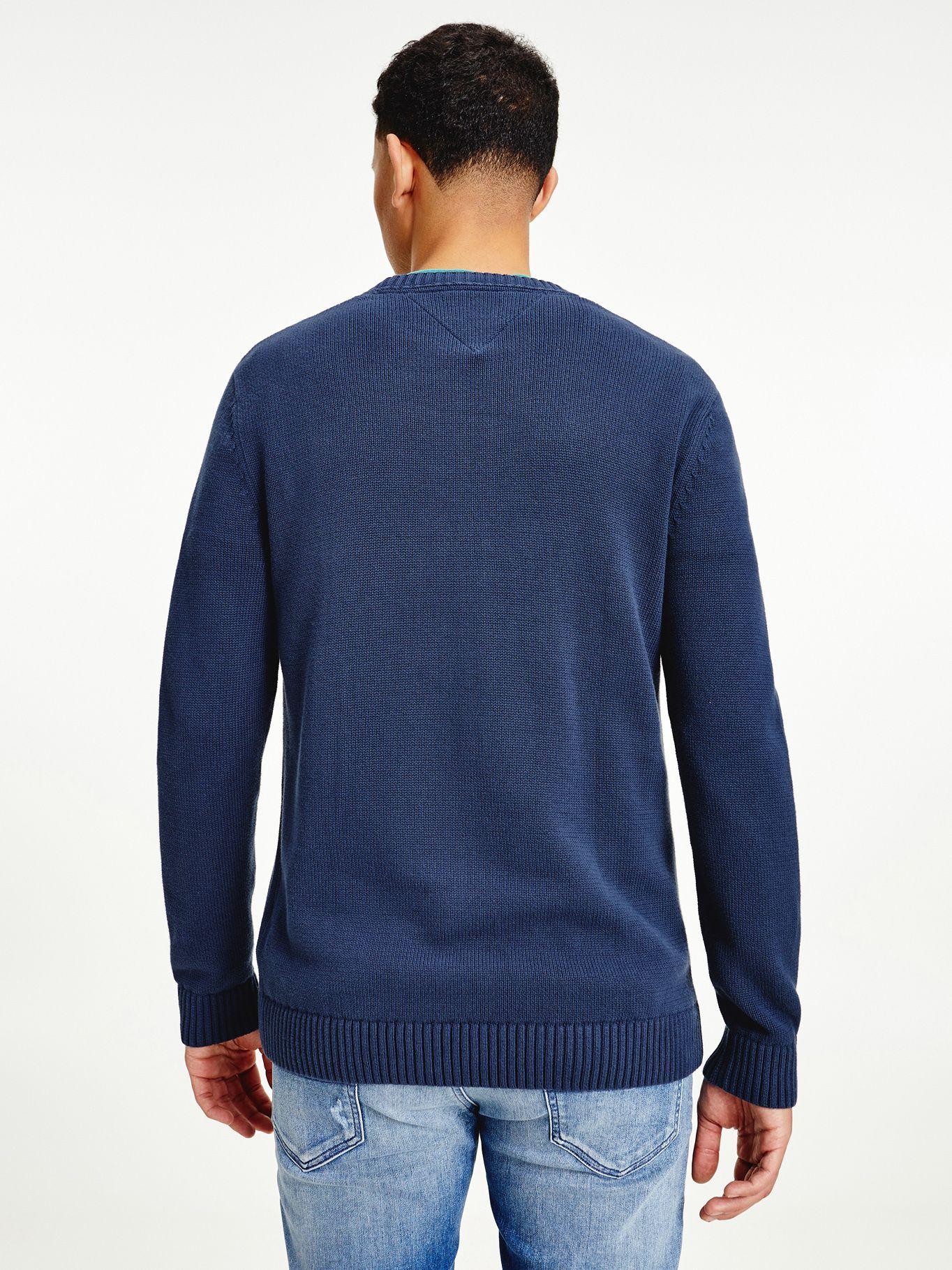 Sweater Essential C-Neck Azul Tommy Jeans M2-1