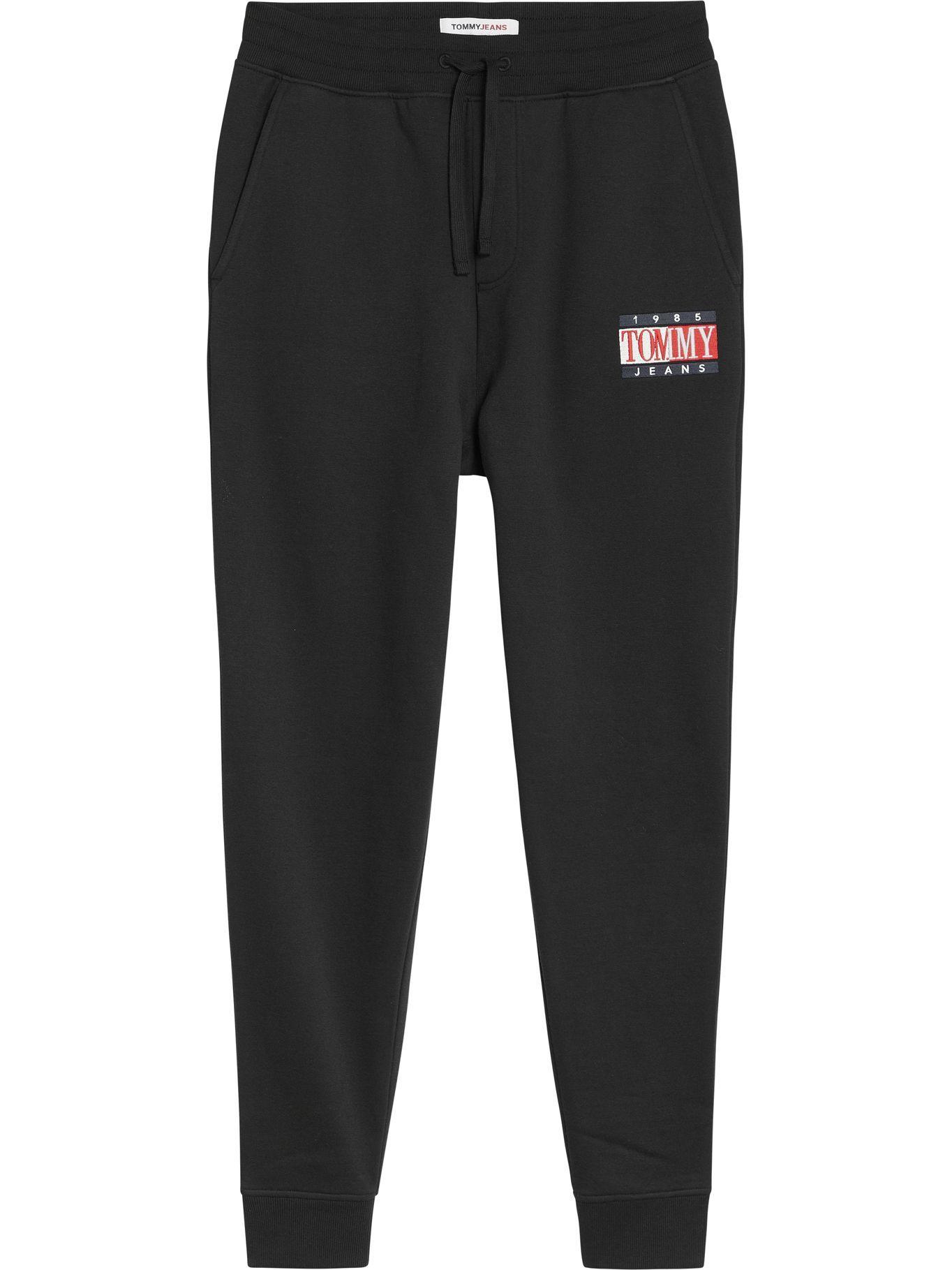 Jogger Timeless Logo Negro Tommy Jeans F2-0