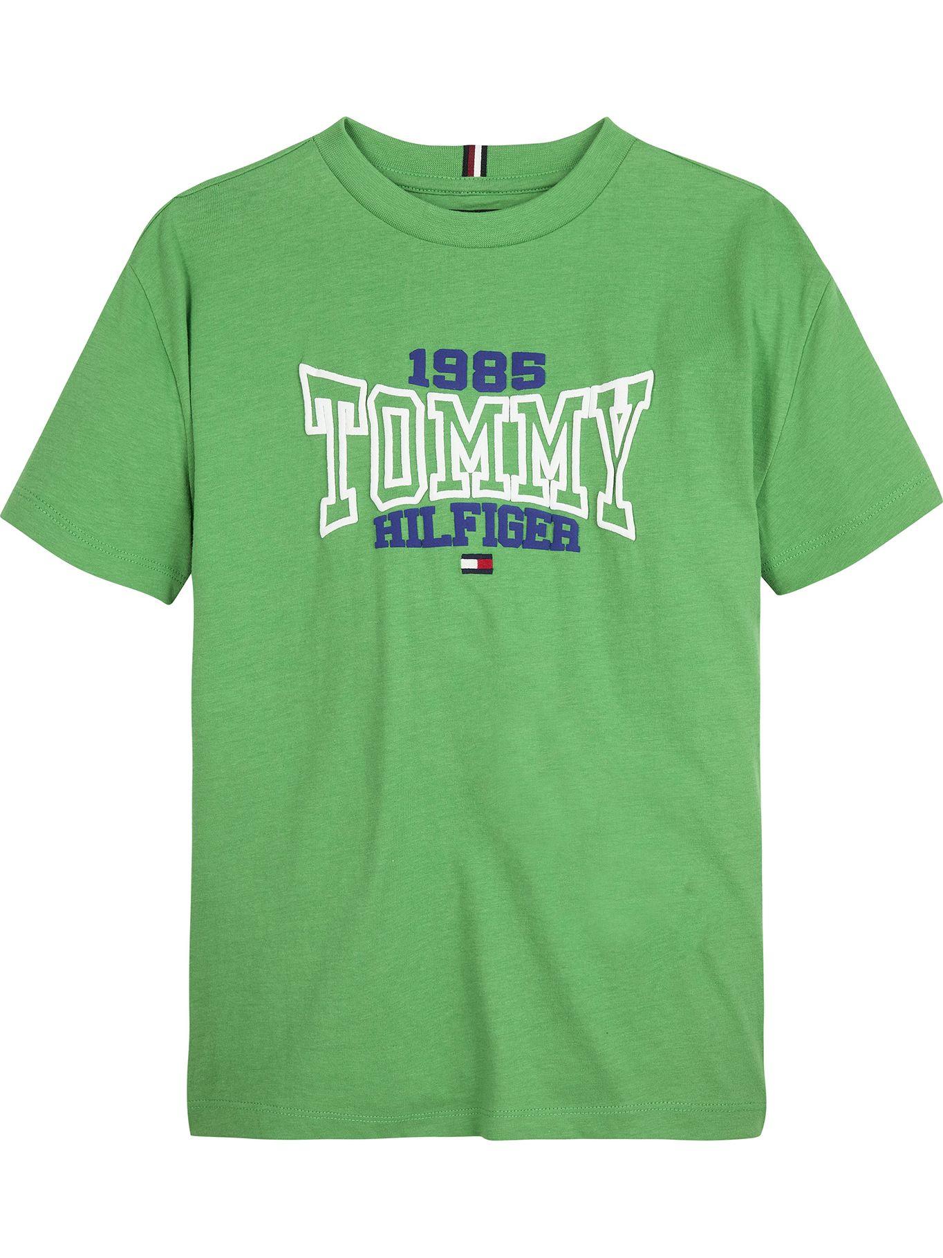 Polera Logo 1985 Verde Tommy Hilfiger-0