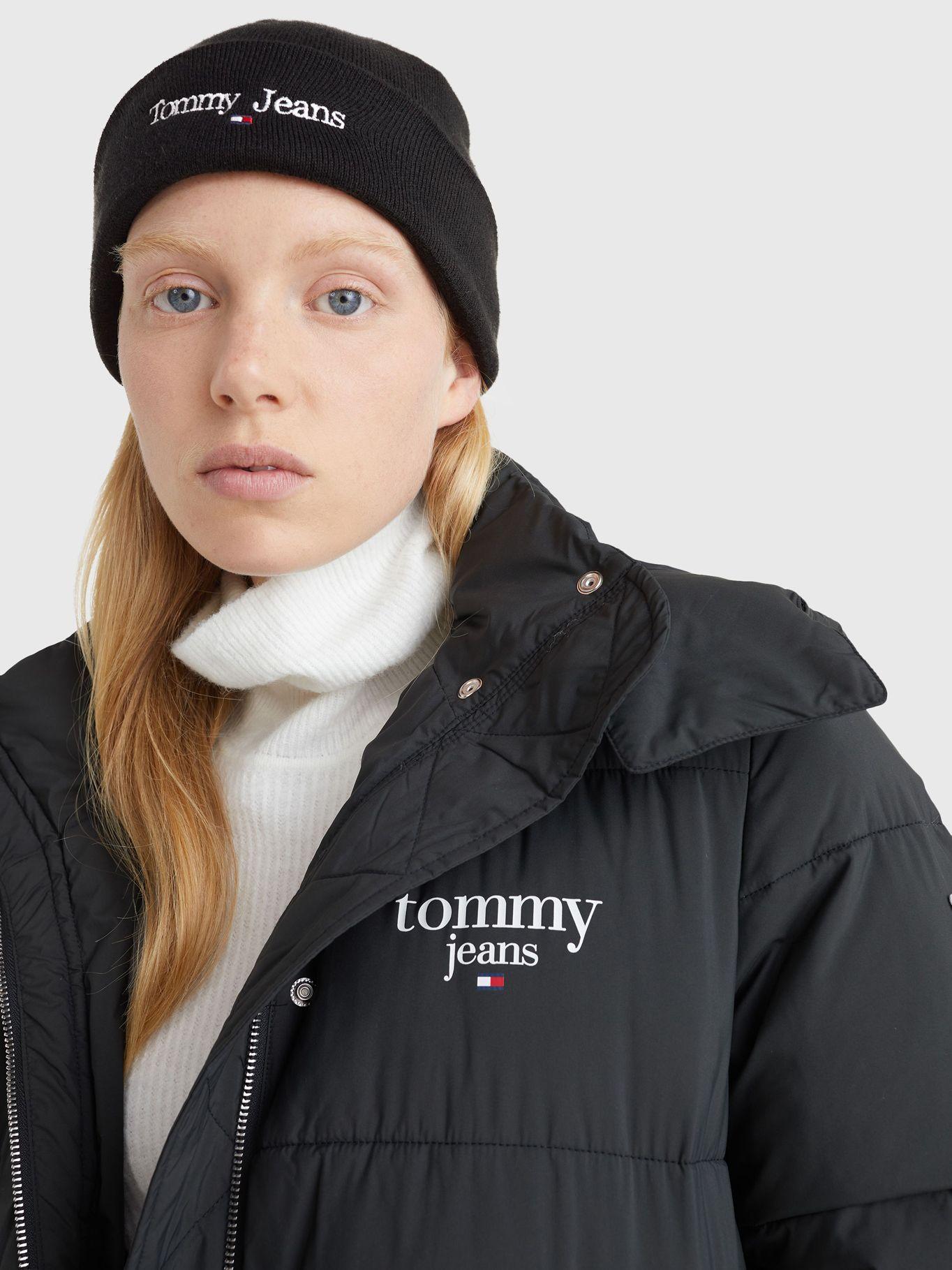 Gorro Beanie Con Logo  Negro Tommy Hilfiger-1
