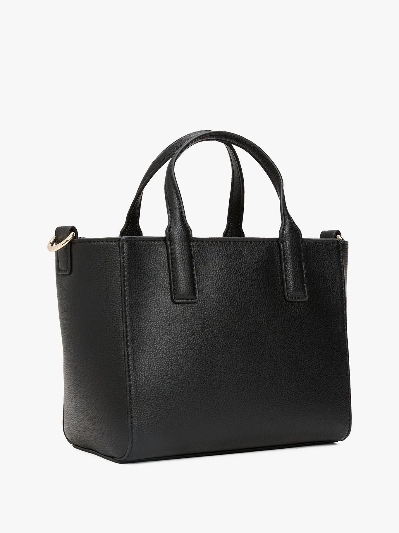 Mini Tote Th Soft Logo Negro Tommy Hilfiger-4