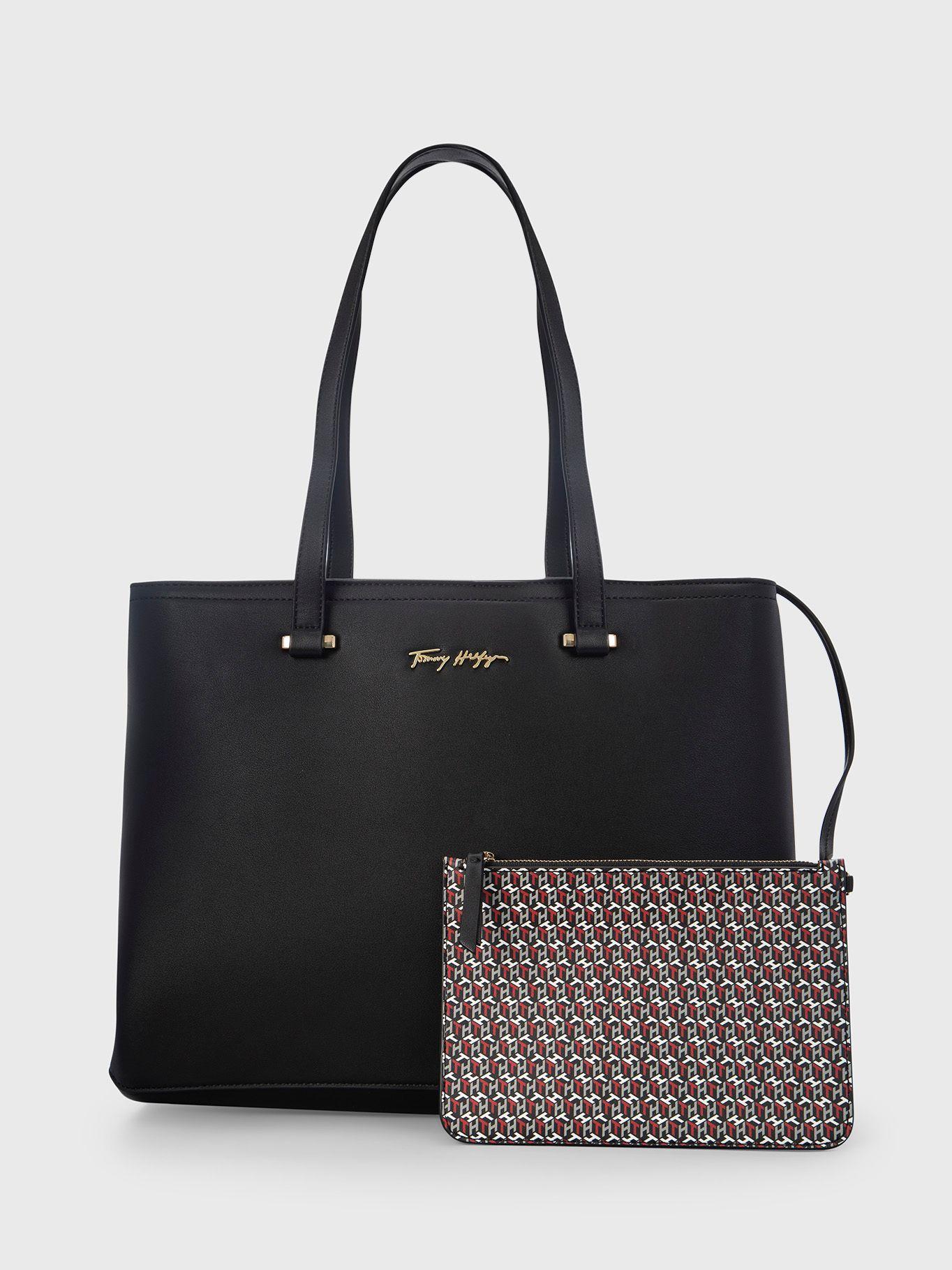 Bolso Tote Pouch Serena Negro Tommy Hilfiger-0