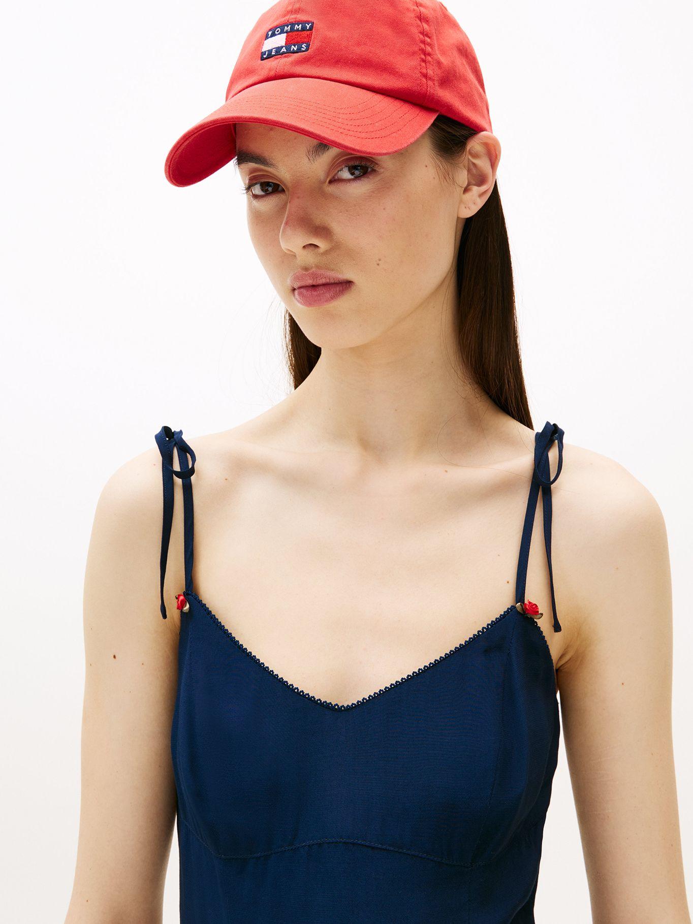 Vestido Extra Slim De Corte Evasé Azul Tommy Jeans-3