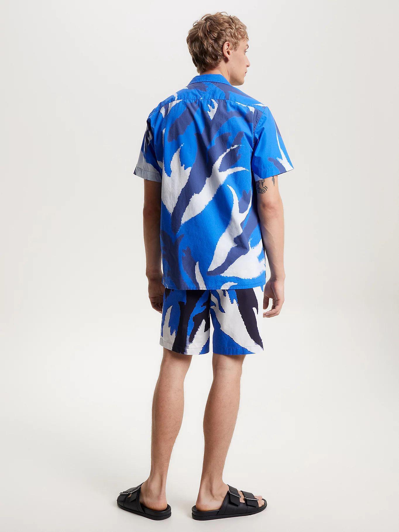 Camisa Flower Print Azul Tommy Hilfiger-3