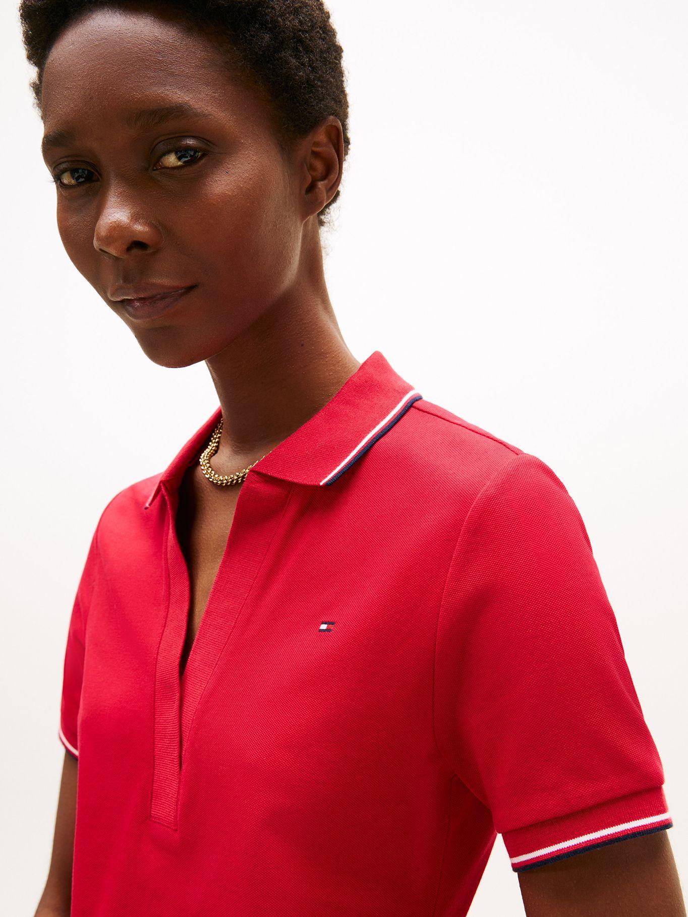 Polo Colección 1985 Slim Fit Rojo XLD Tommy Hilfiger-3