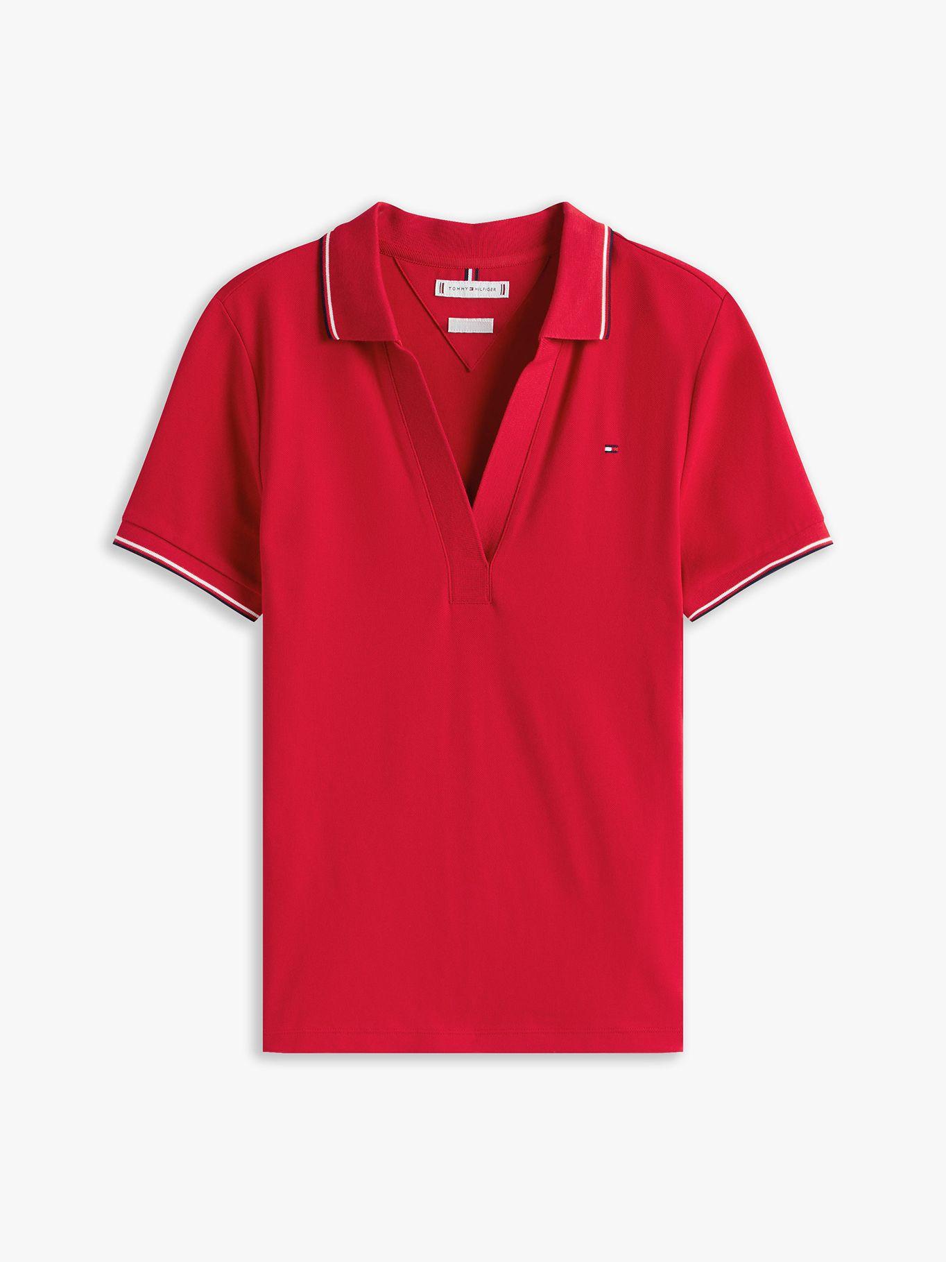 Polo Colección 1985 Slim Fit Rojo XLD Tommy Hilfiger-4