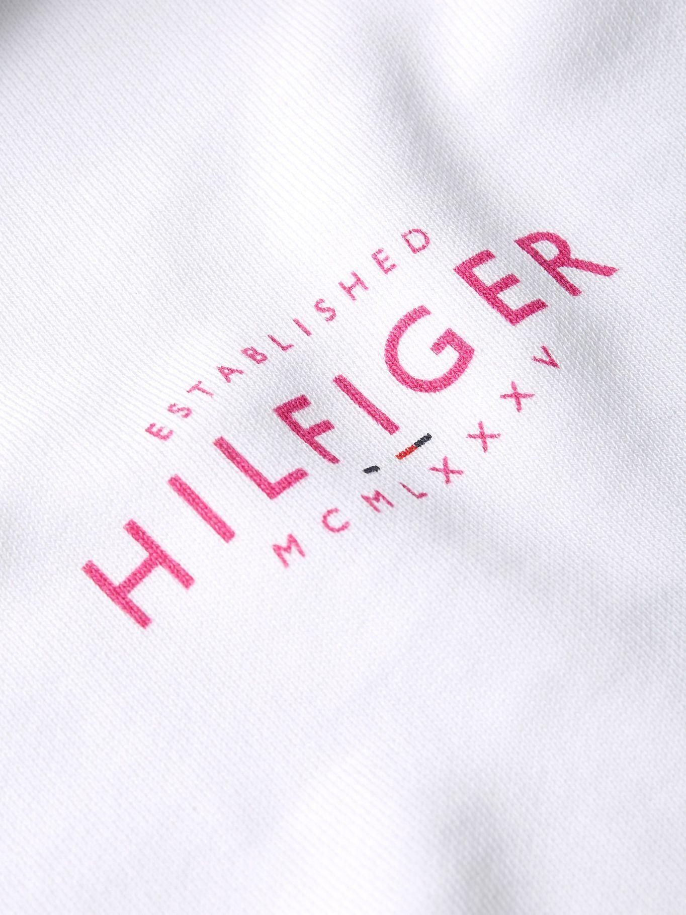 Polerón Hoodie Cierre New Logo Blanco Tommy Hilfiger-2