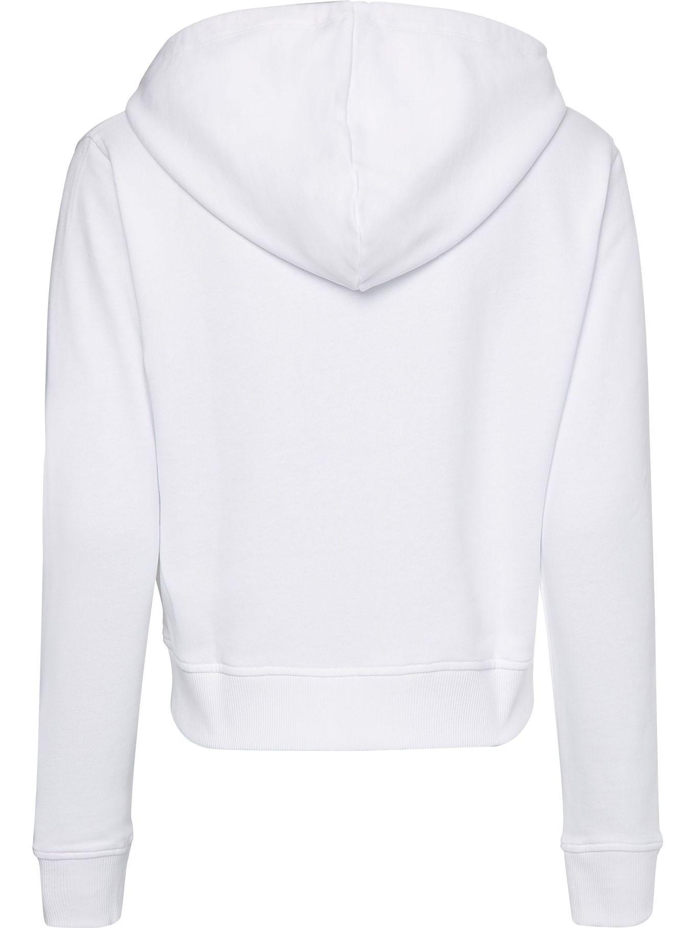 Polerón Hoodie Cierre New Logo Blanco Tommy Hilfiger-1