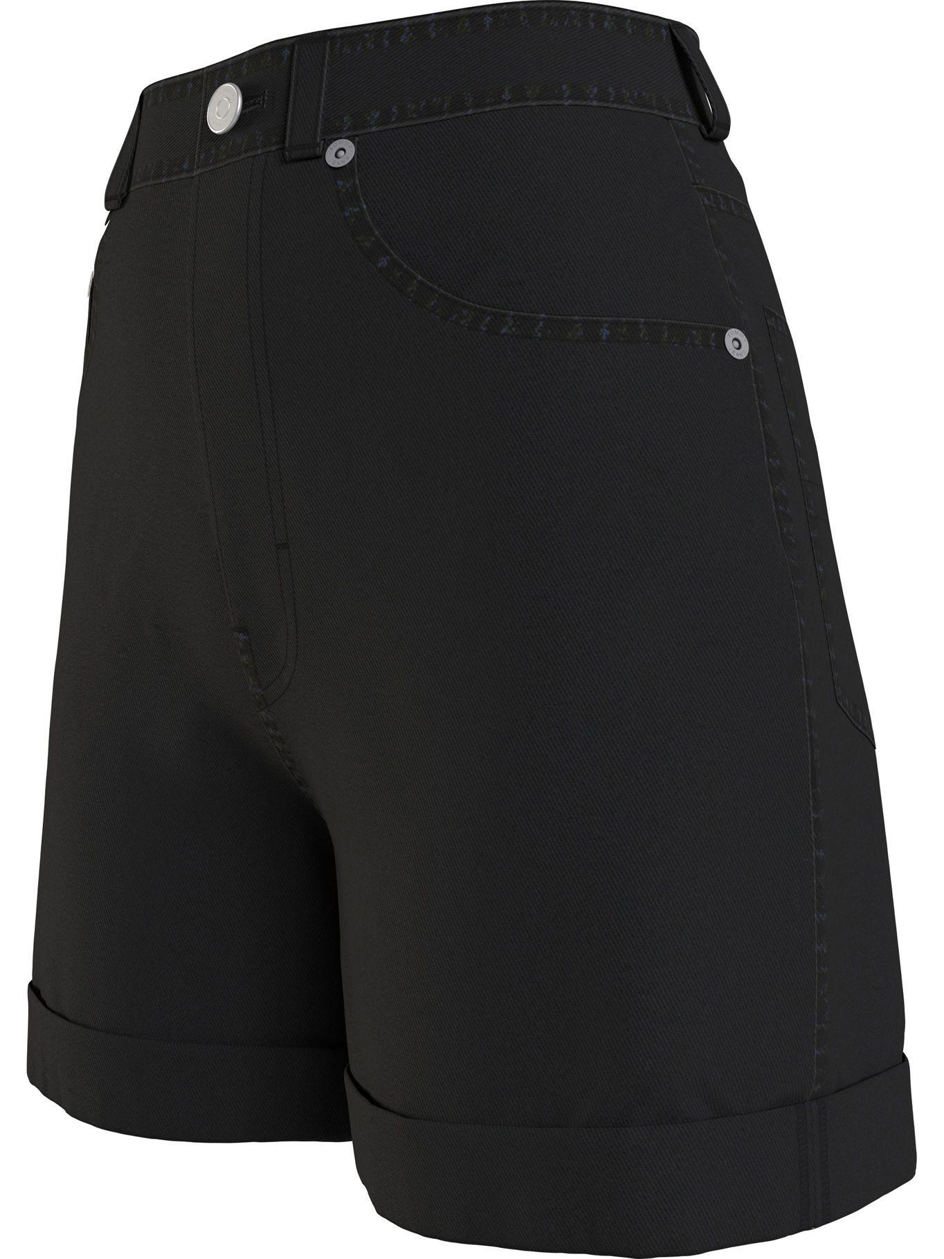 Short Mom Talle Alto Negro Tommy Hilfiger-3