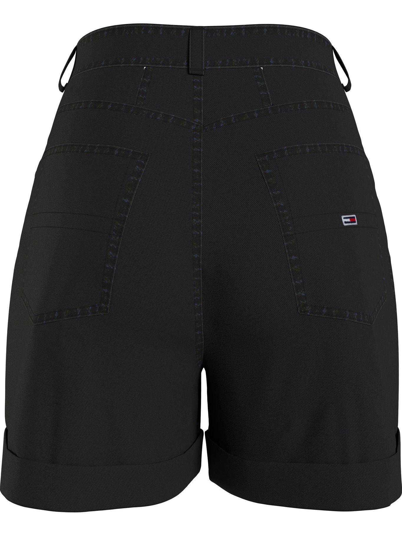 Short Mom Talle Alto Negro Tommy Hilfiger-1
