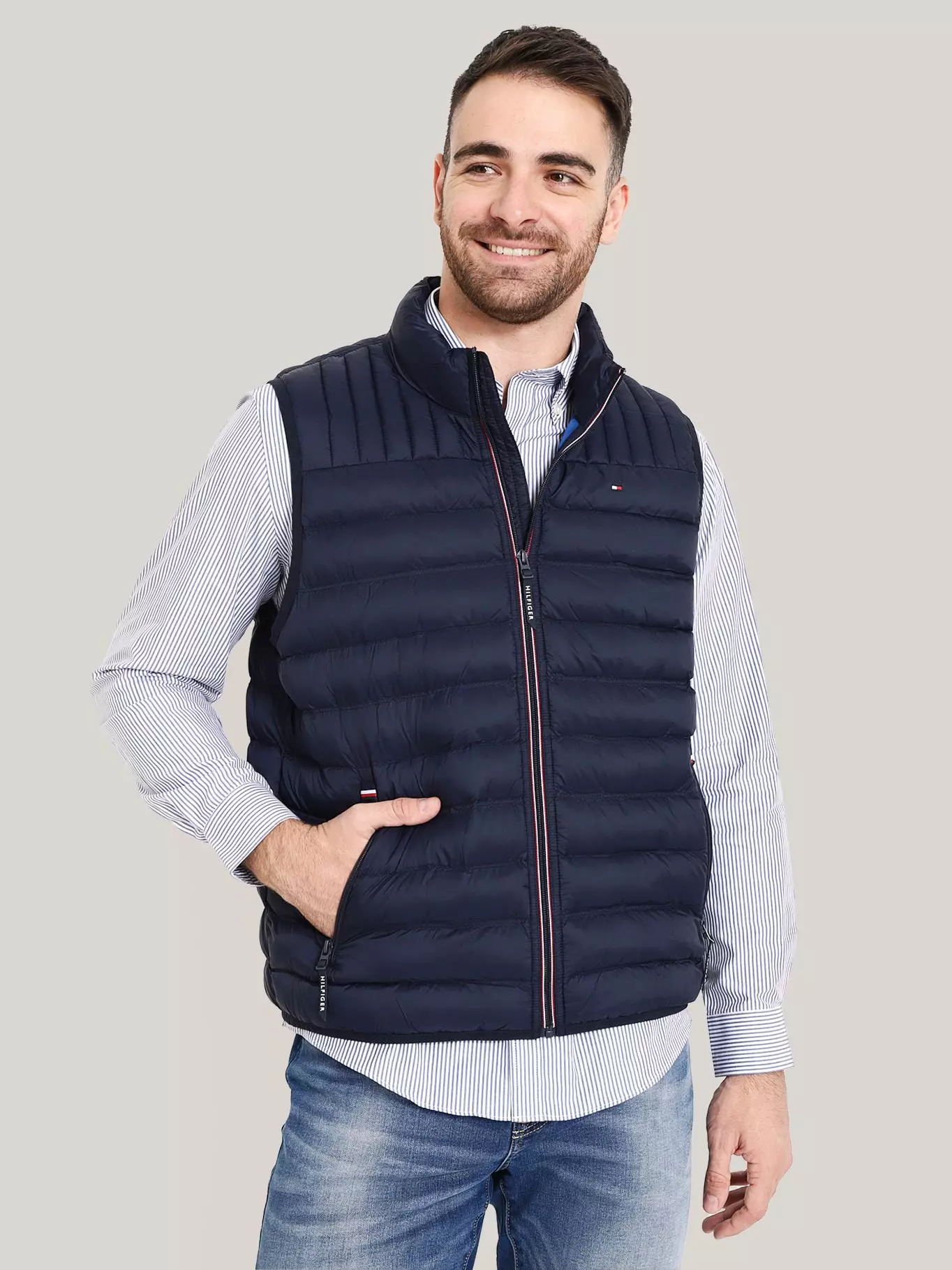 Parka Vest Light Weight Quilted Azul Tommy Hilfiger-0