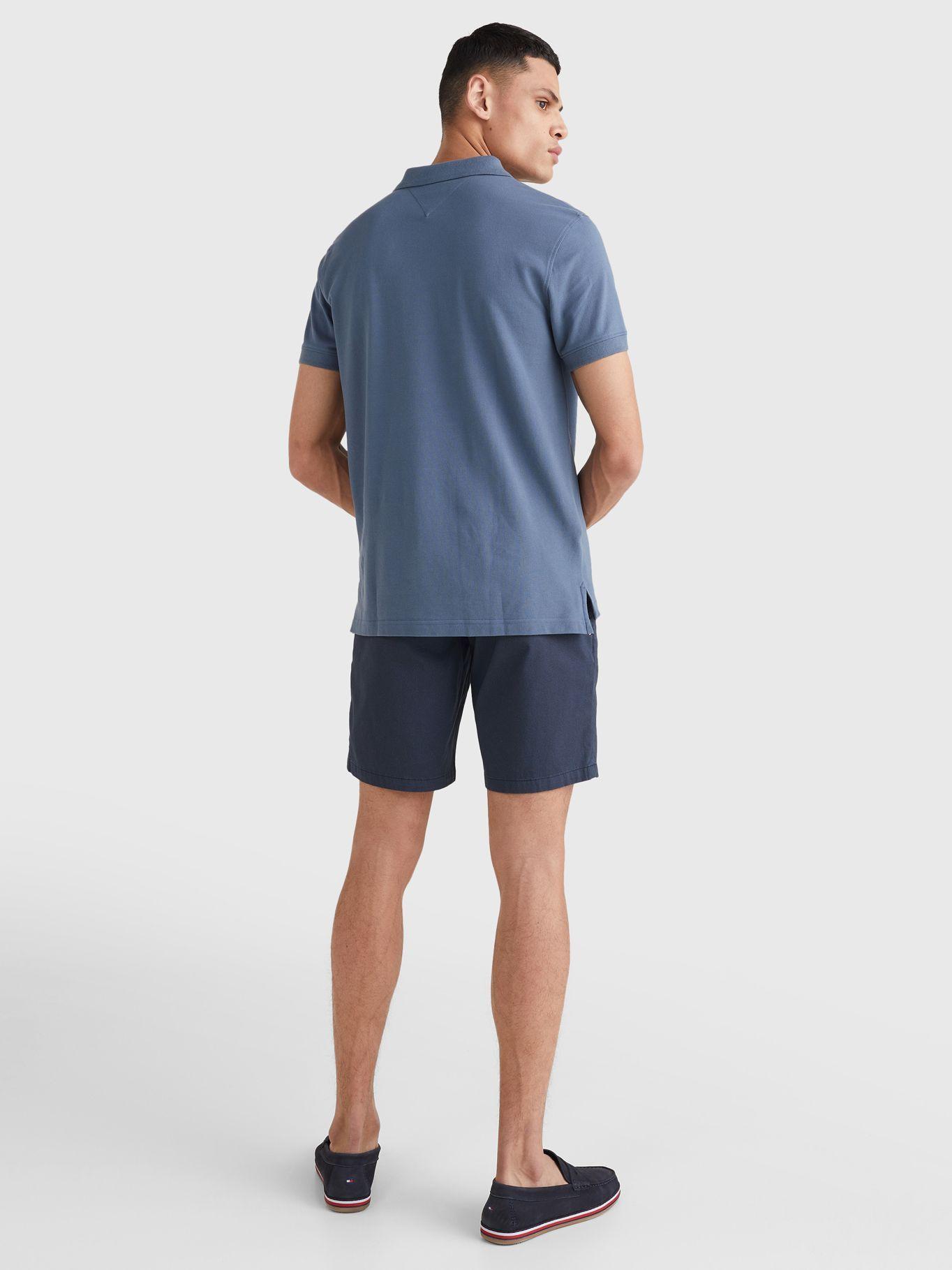 Polo Corporate Stripe Regular Fit Azul Tommy Hilfiger-1