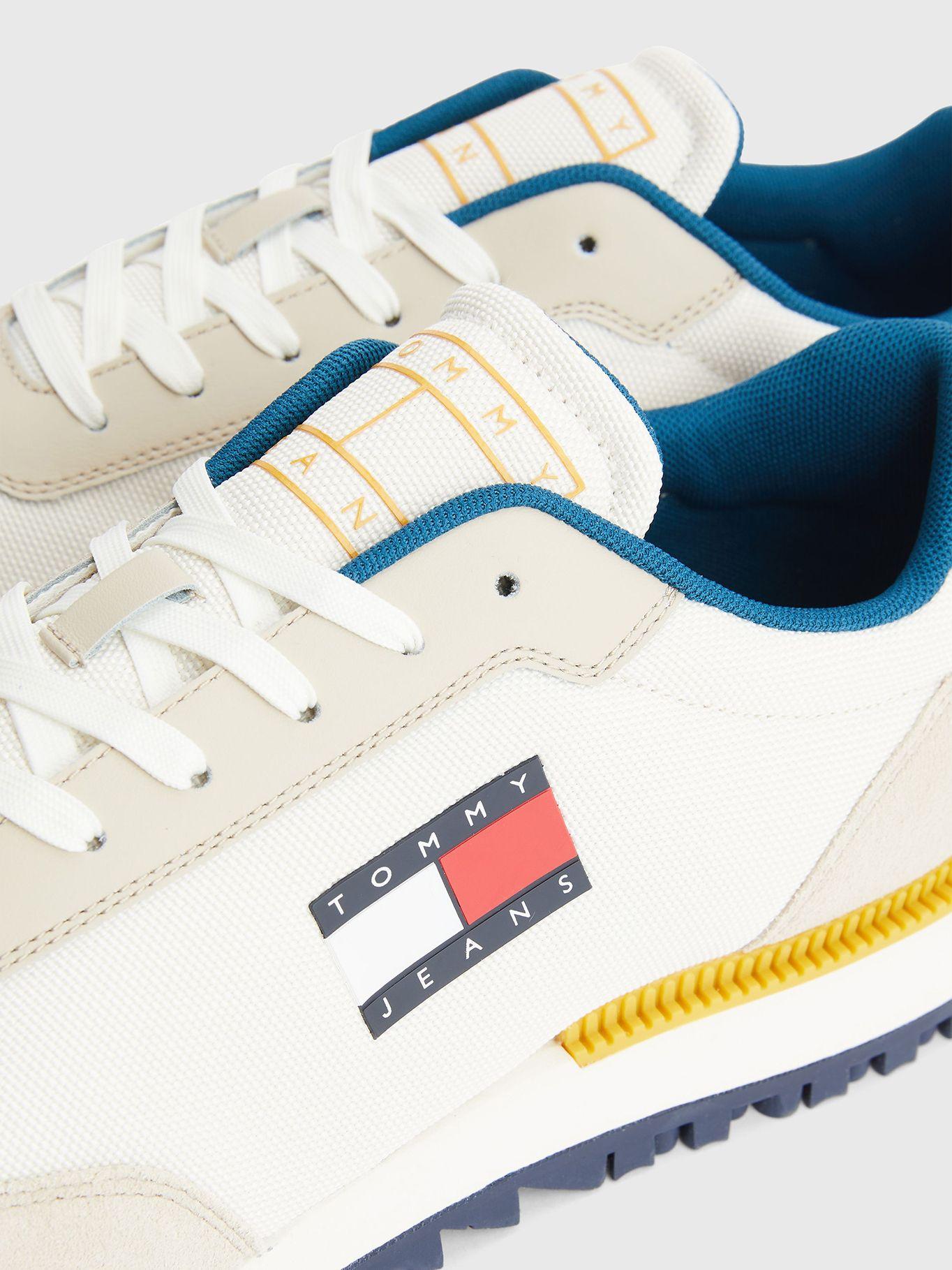 Zapatillas Retro Mix De Texturas Beige Tommy Hilfiger-2