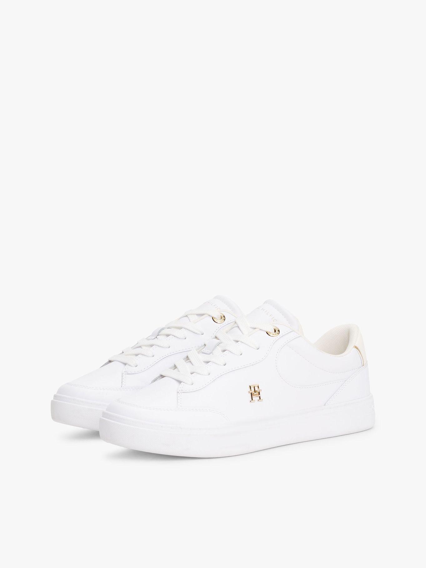 Zapatillas Essential Chic De Cuero Blanco Tommy Hilfiger-0