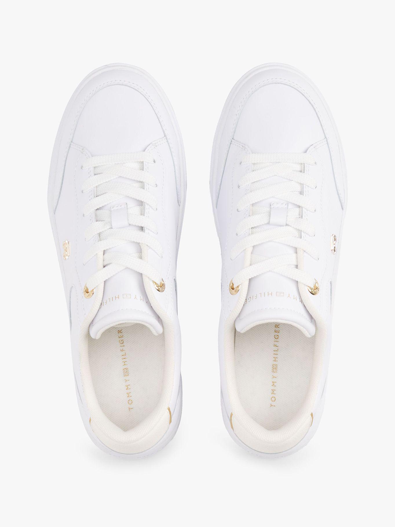 Zapatillas Essential Chic De Cuero Blanco Tommy Hilfiger-2