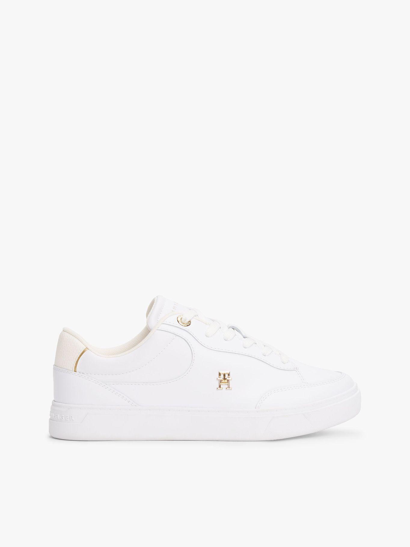 Zapatillas Essential Chic De Cuero Blanco Tommy Hilfiger-4