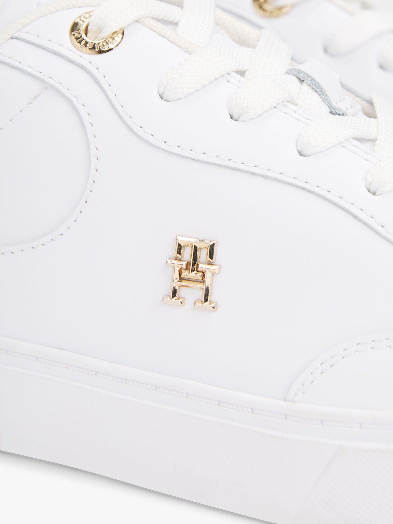 Zapatillas Essential Chic De Cuero Blanco Tommy Hilfiger-6