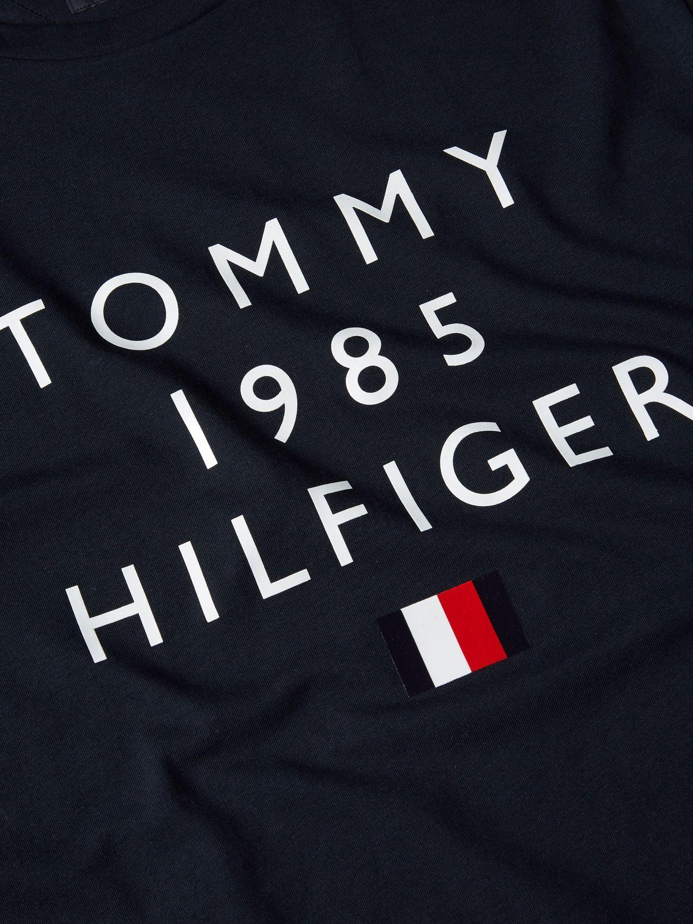 Polera Corporate Core Logo Azul Tommy Hilfiger-4