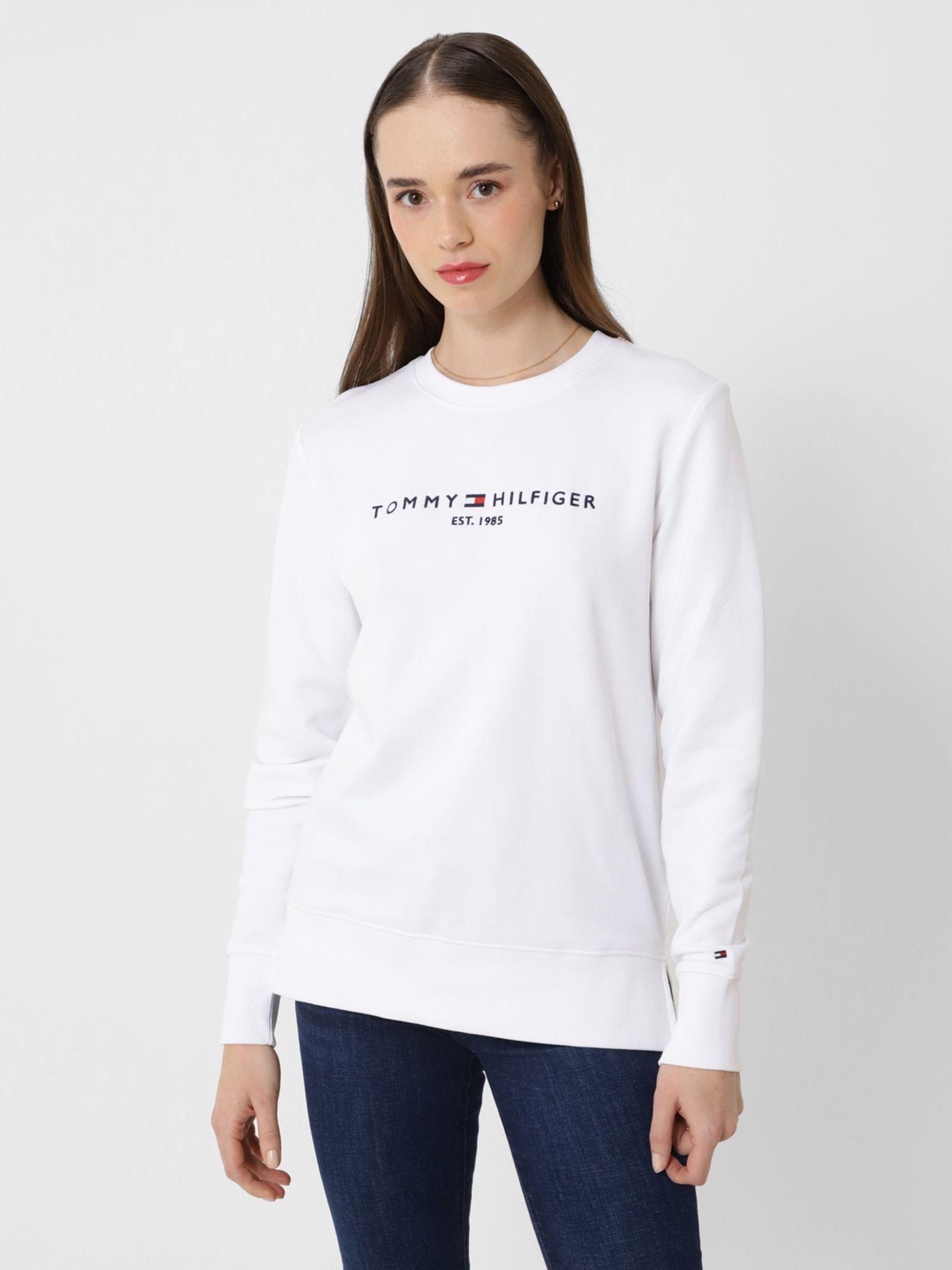 Polerón Collection 1985 Con Logo Blanco Tommy Hilfiger-0