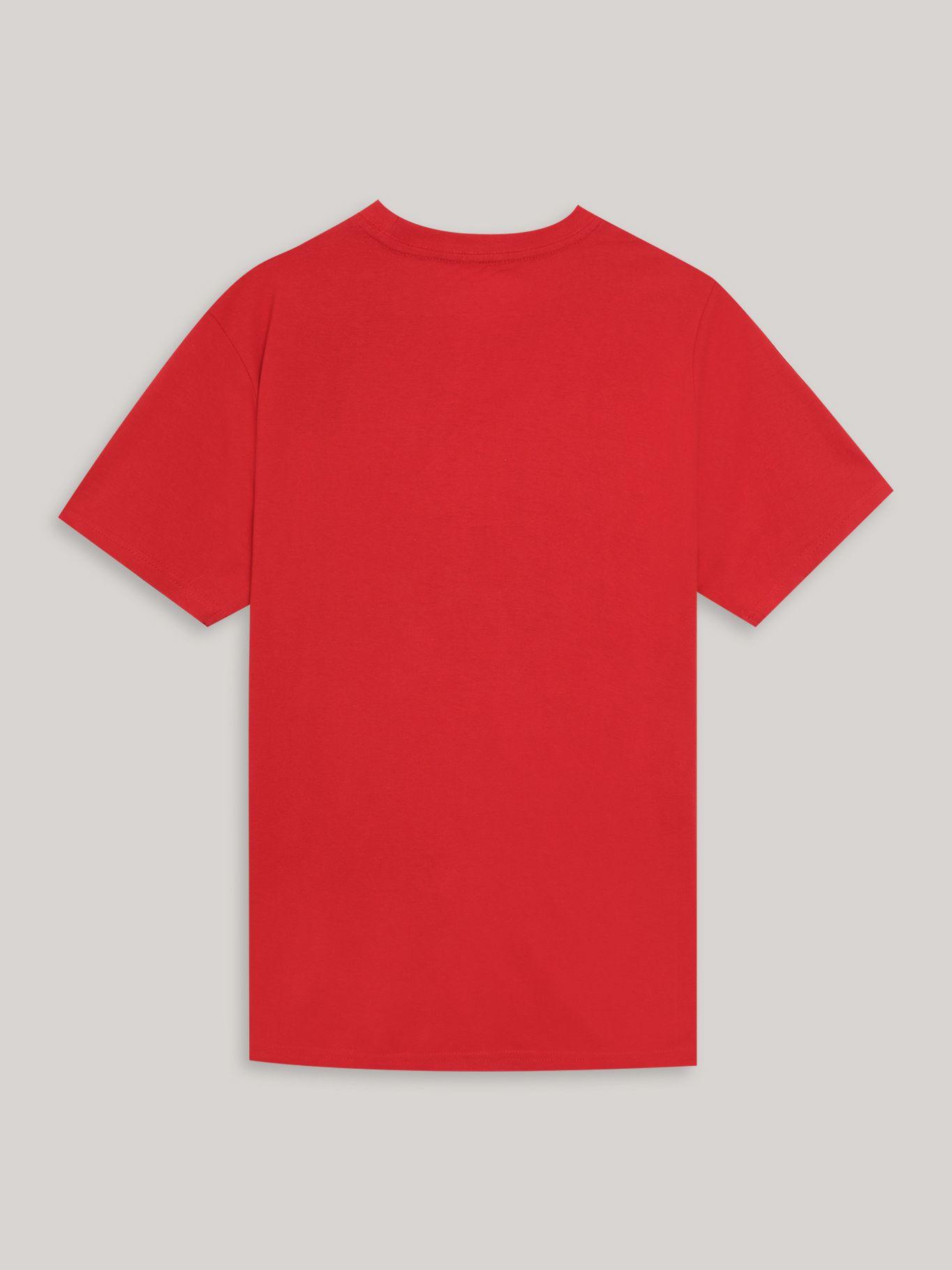 Polera De Niño Flutter Graphic Logo Rojo Tommy Hilfiger-1