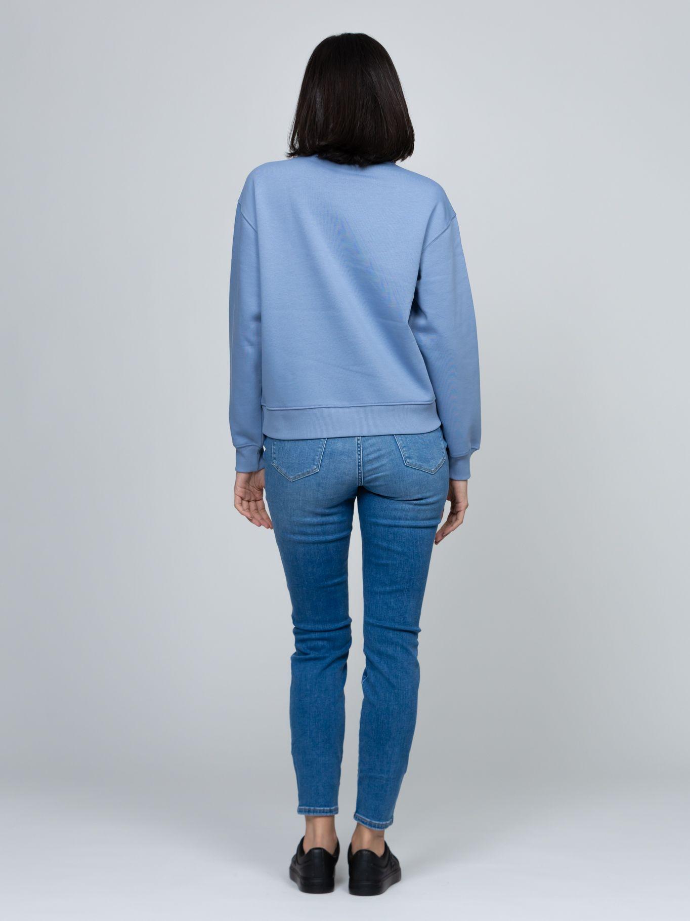 Polerón Gráfico Con Logo Azul Tommy Hilfiger-2