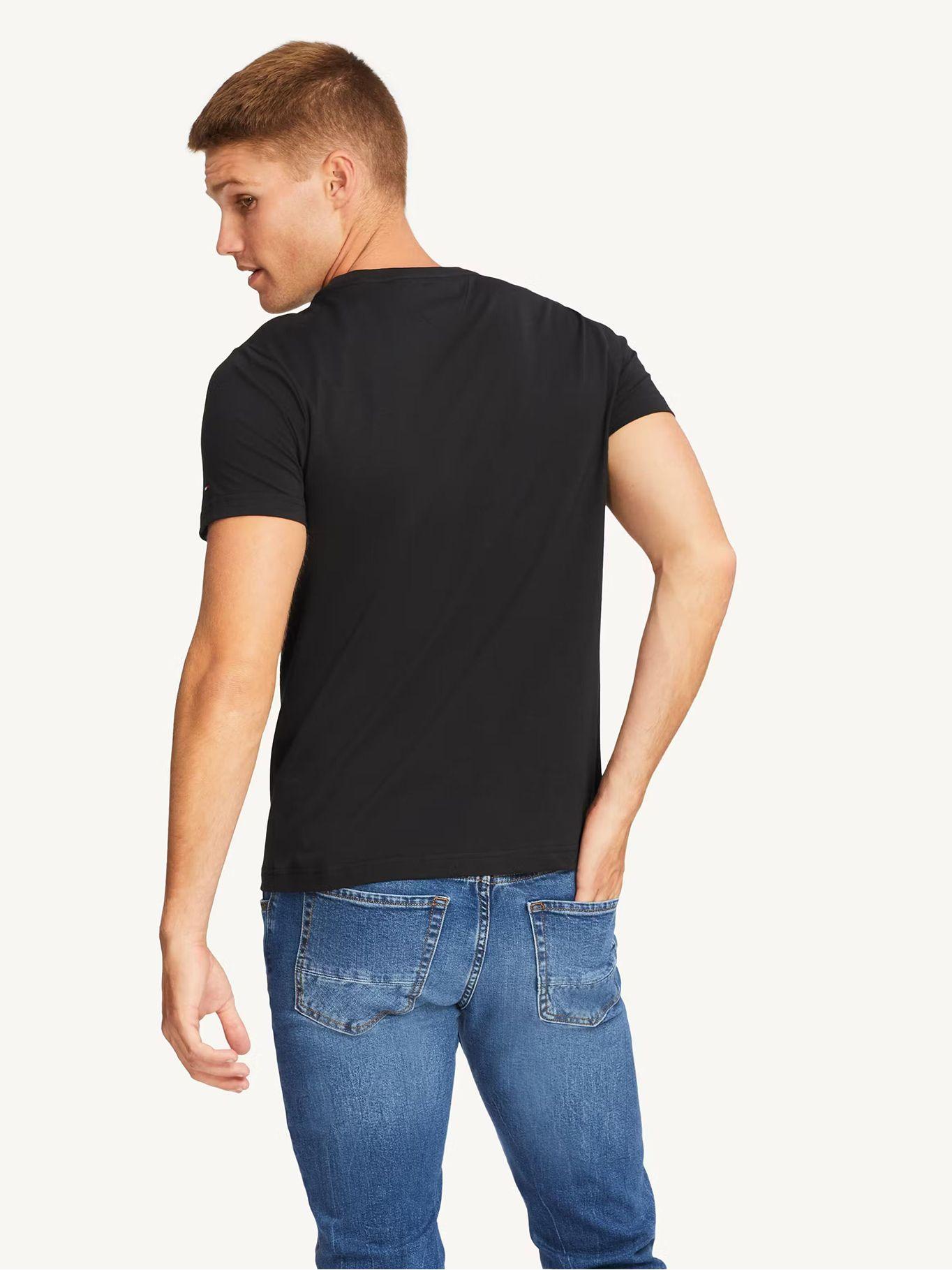 Polera Im Core Logo Slim Fit Negro Tommy Hilfiger-1