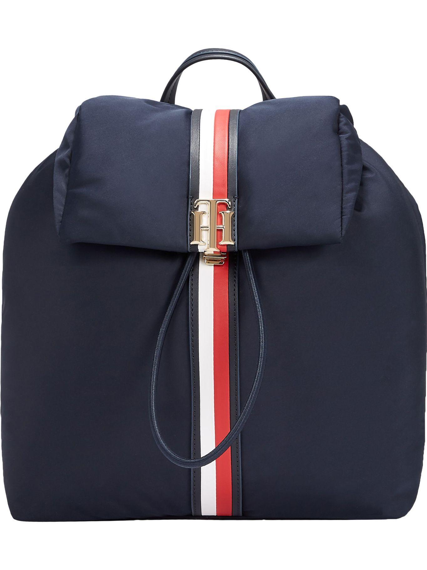 Mochila Monogram Stripe Azul Tommy Hilfiger-0