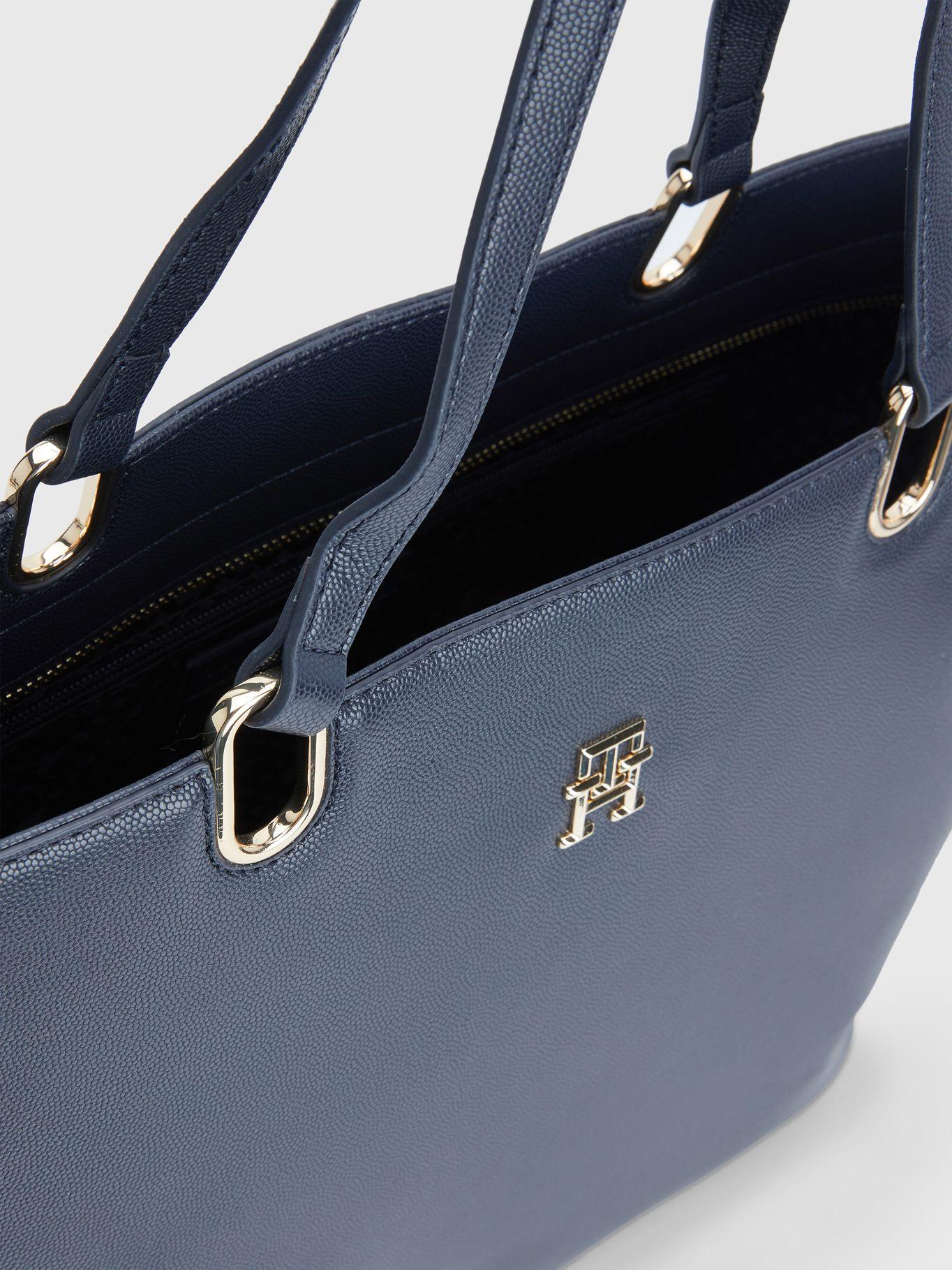 Tote Monogram Solid Azul Tommy Hilfiger-3