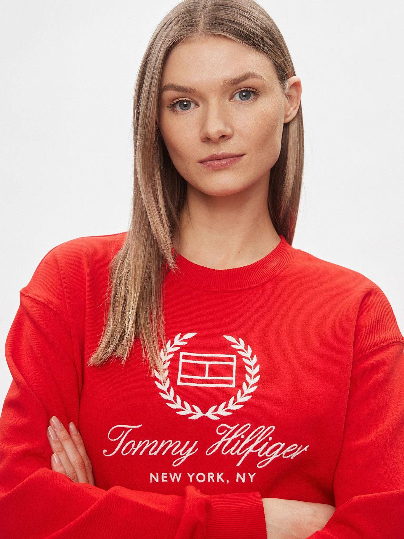 Polerón Con Logo Flag Regular Fit Rojo Tommy Hilfiger-3