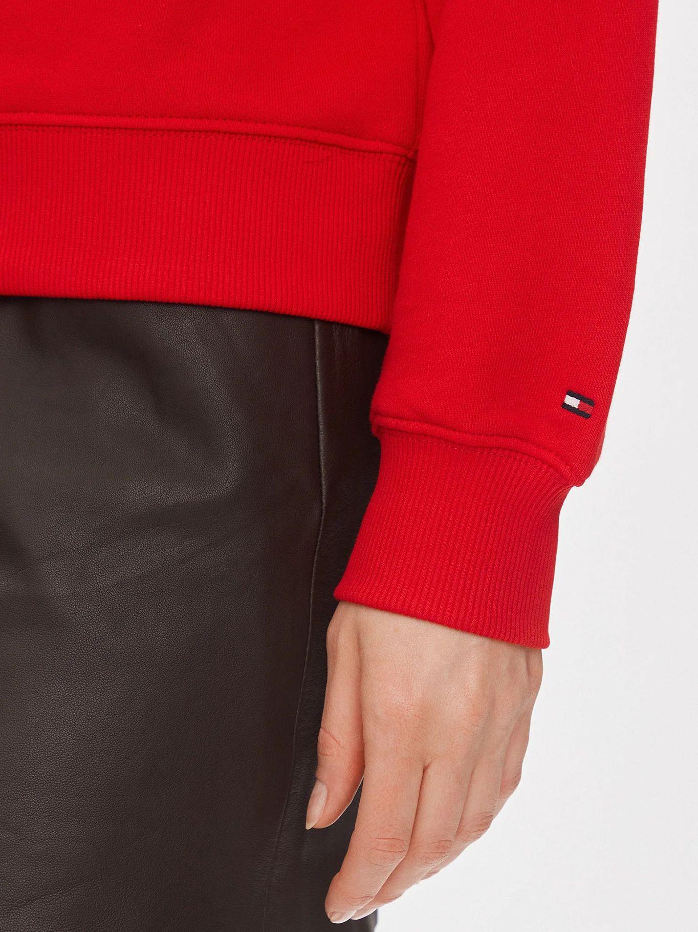 Polerón Con Logo Flag Regular Fit Rojo Tommy Hilfiger-4