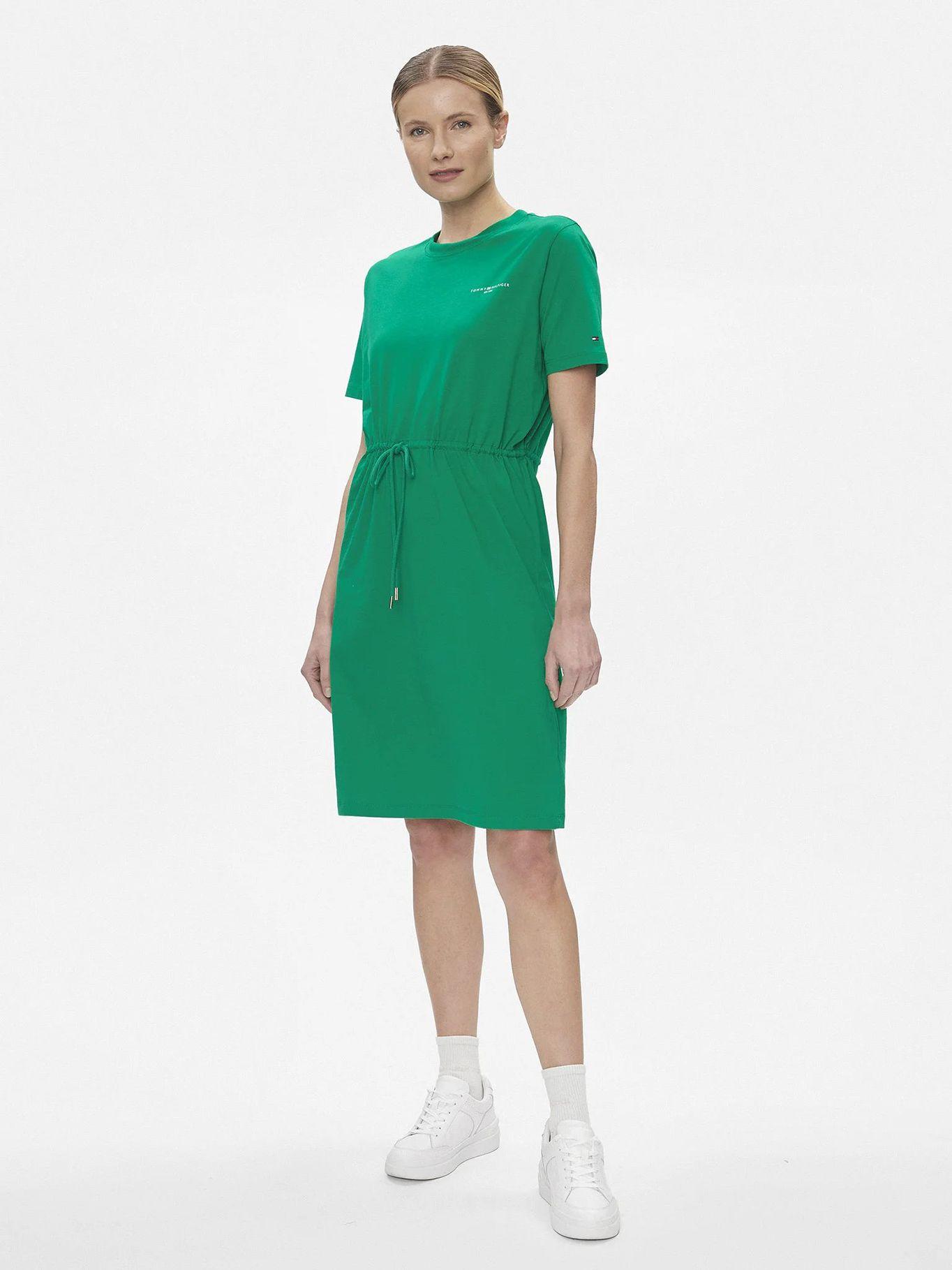 Vestido Colección 1985 Signature Verde Tommy Hilfiger-1