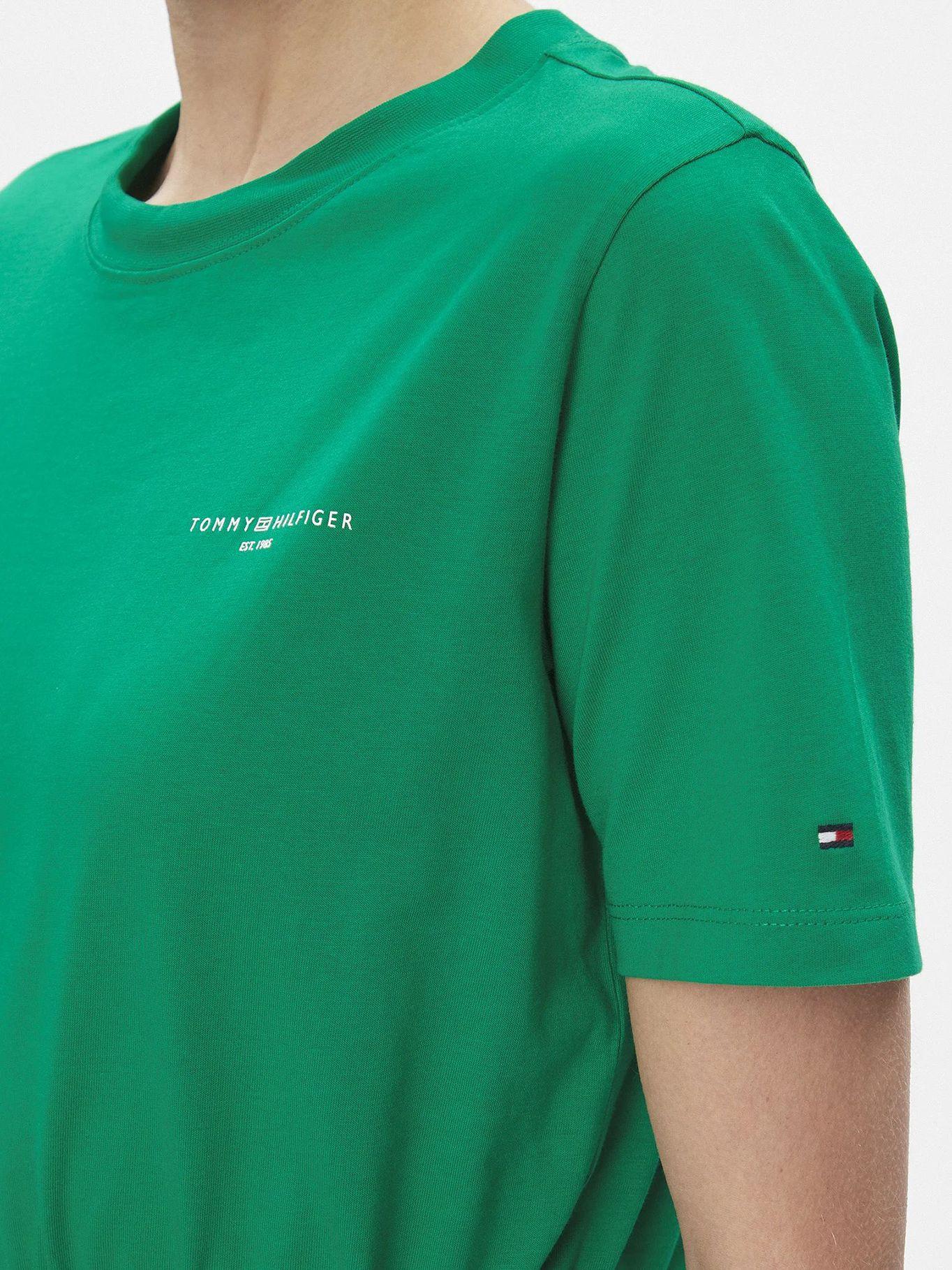 Vestido Colección 1985 Signature Verde Tommy Hilfiger-4