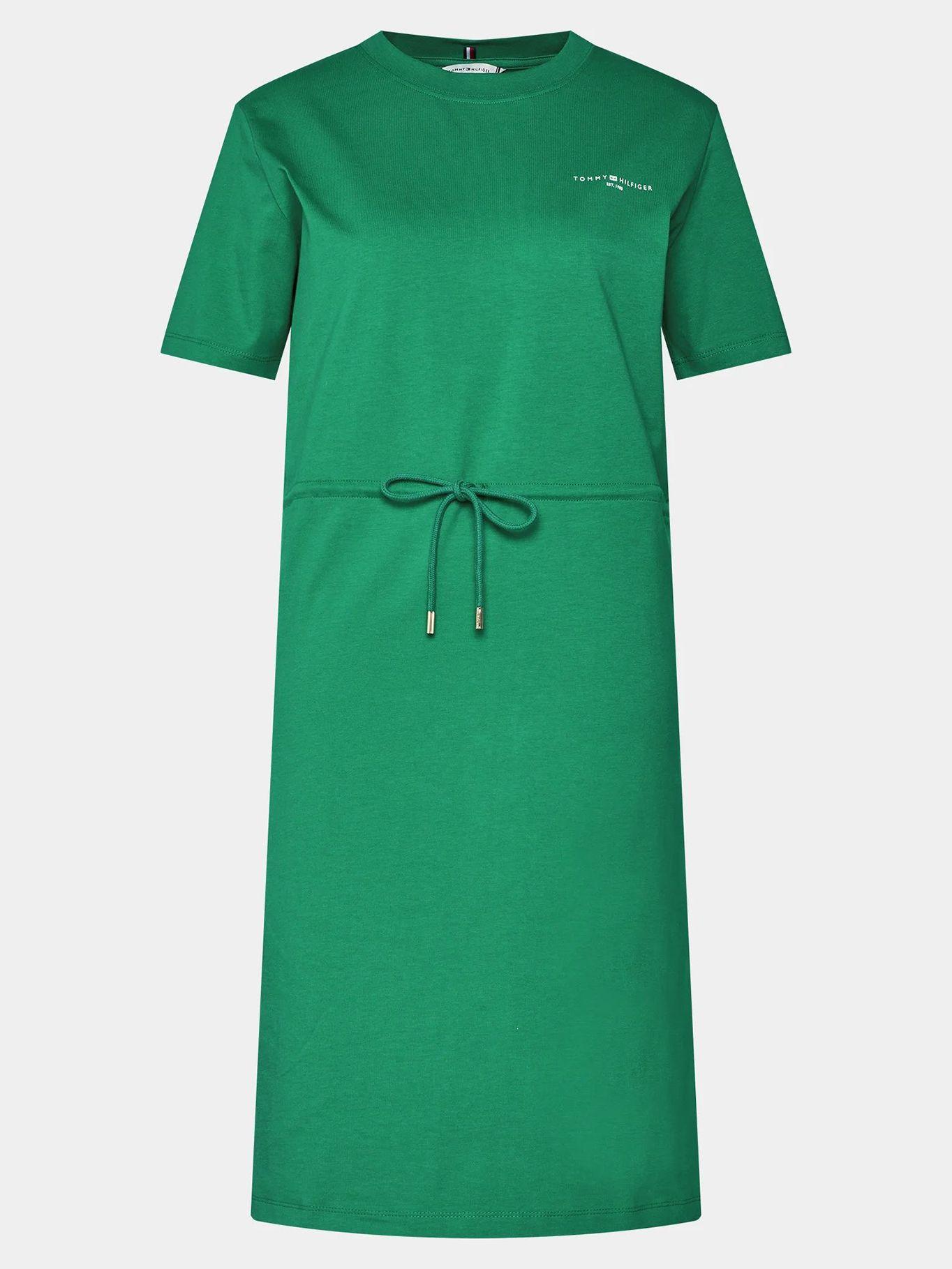 Vestido Colección 1985 Signature Verde Tommy Hilfiger-5