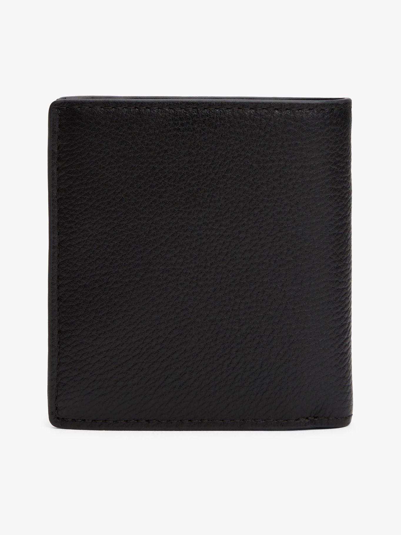 Billetera Central Trifold De Cuero Negro Tommy Hilfiger-3