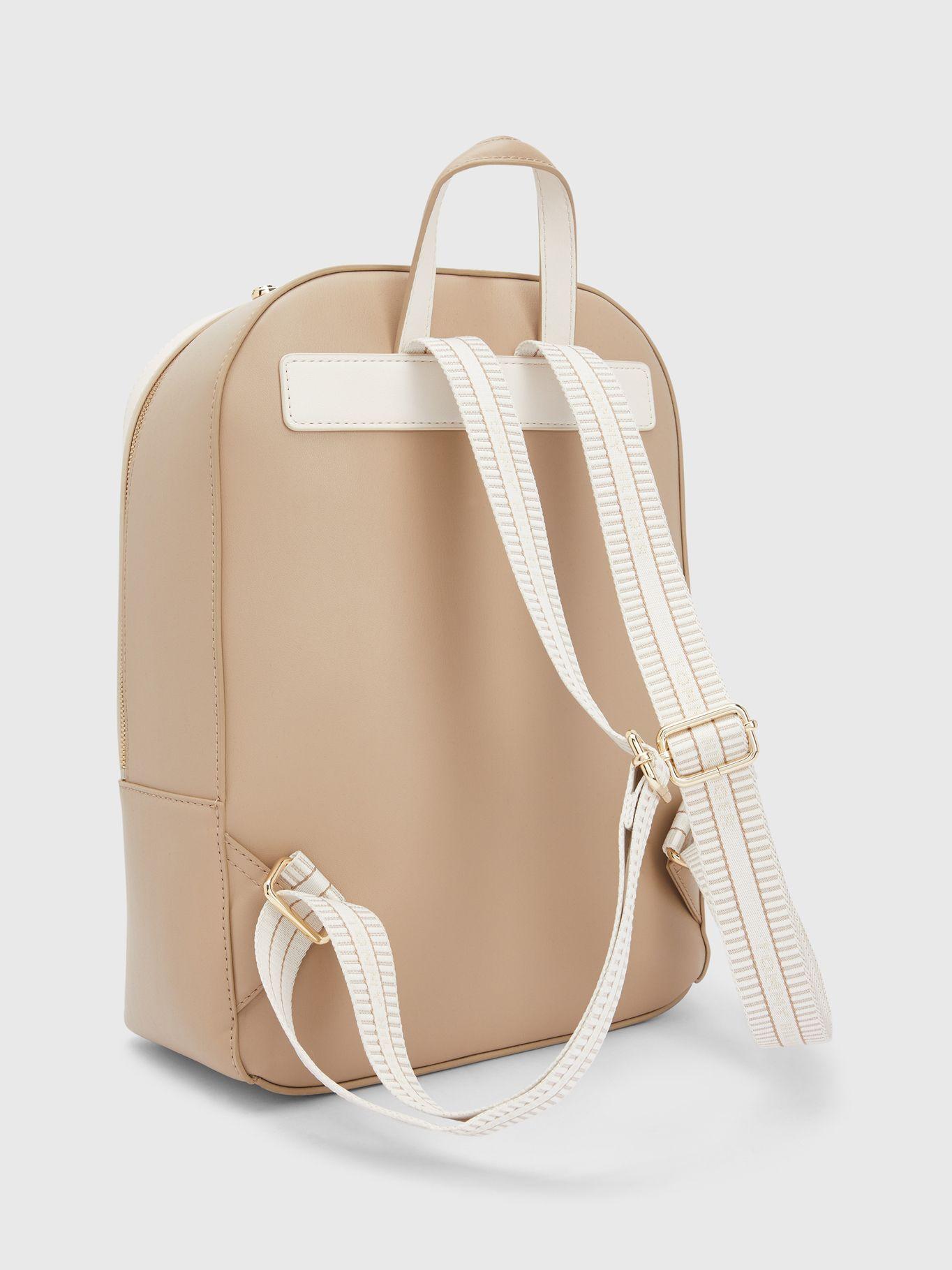 Mochila Iconic Logo Signature Beige Tommy Hilfiger-1