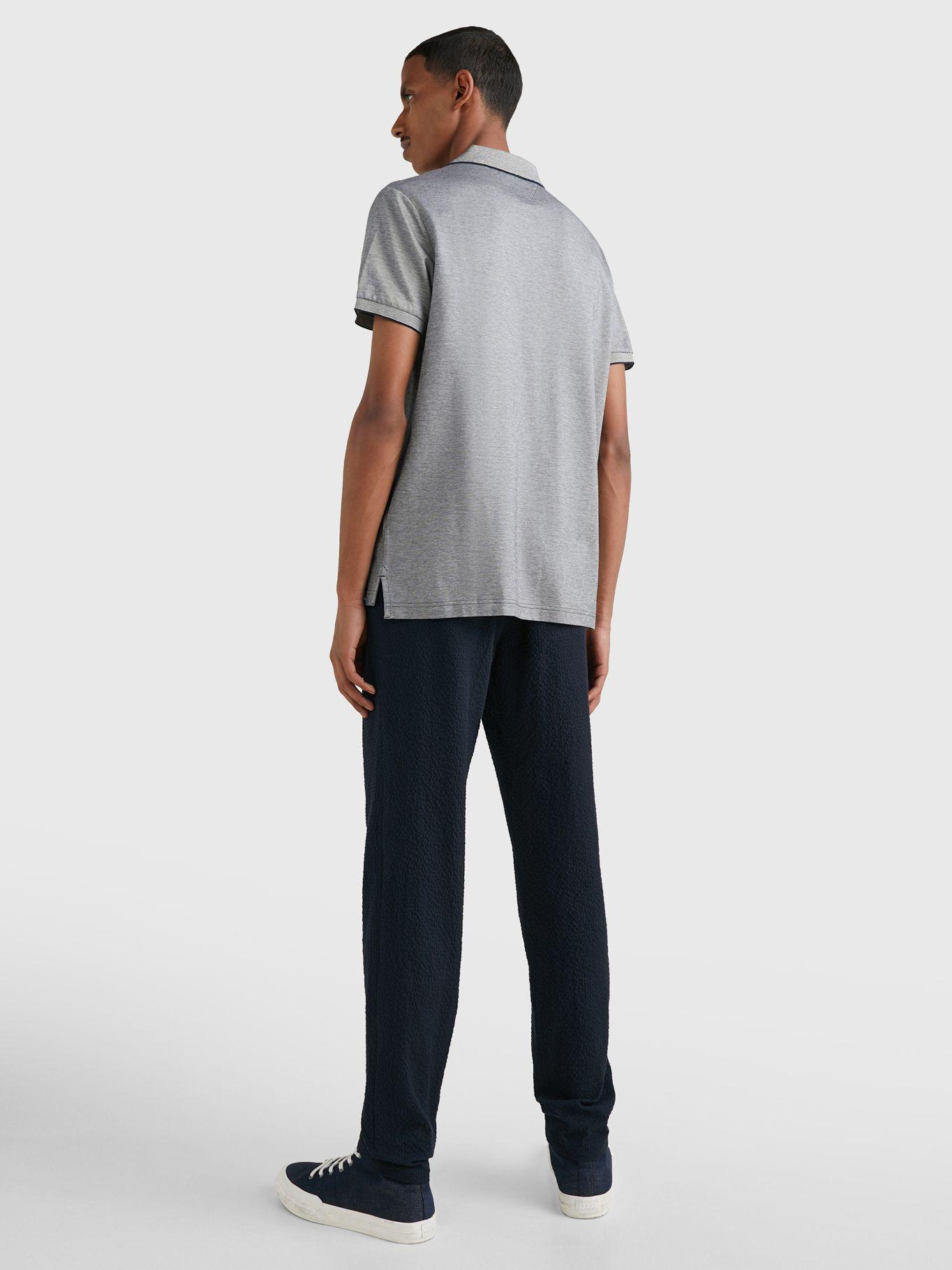 Polo Oxford Logo Regular Fit Gris Tommy Hilfiger-2