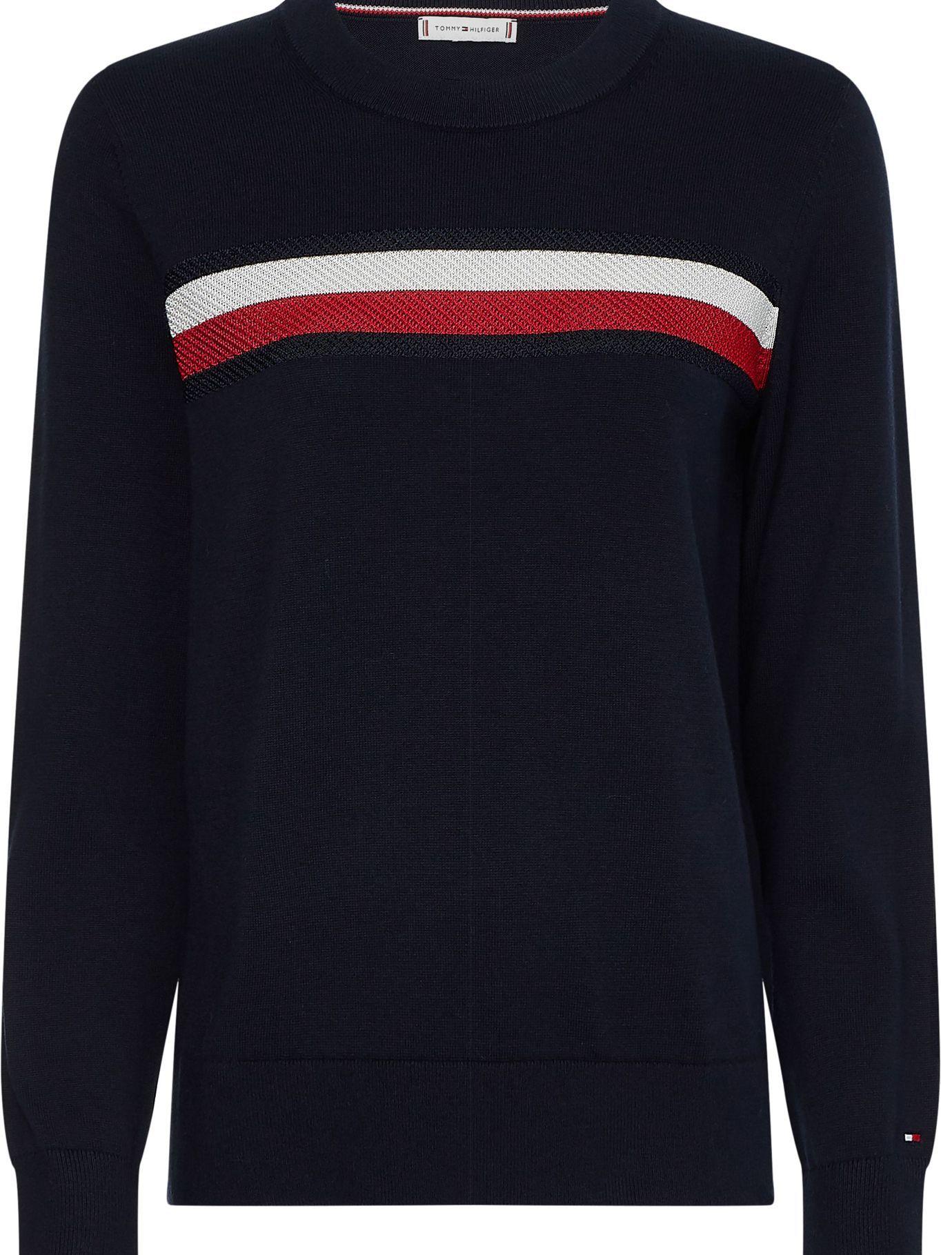 Sweater Global Stripe Azul Tommy Hilfiger MY2-0