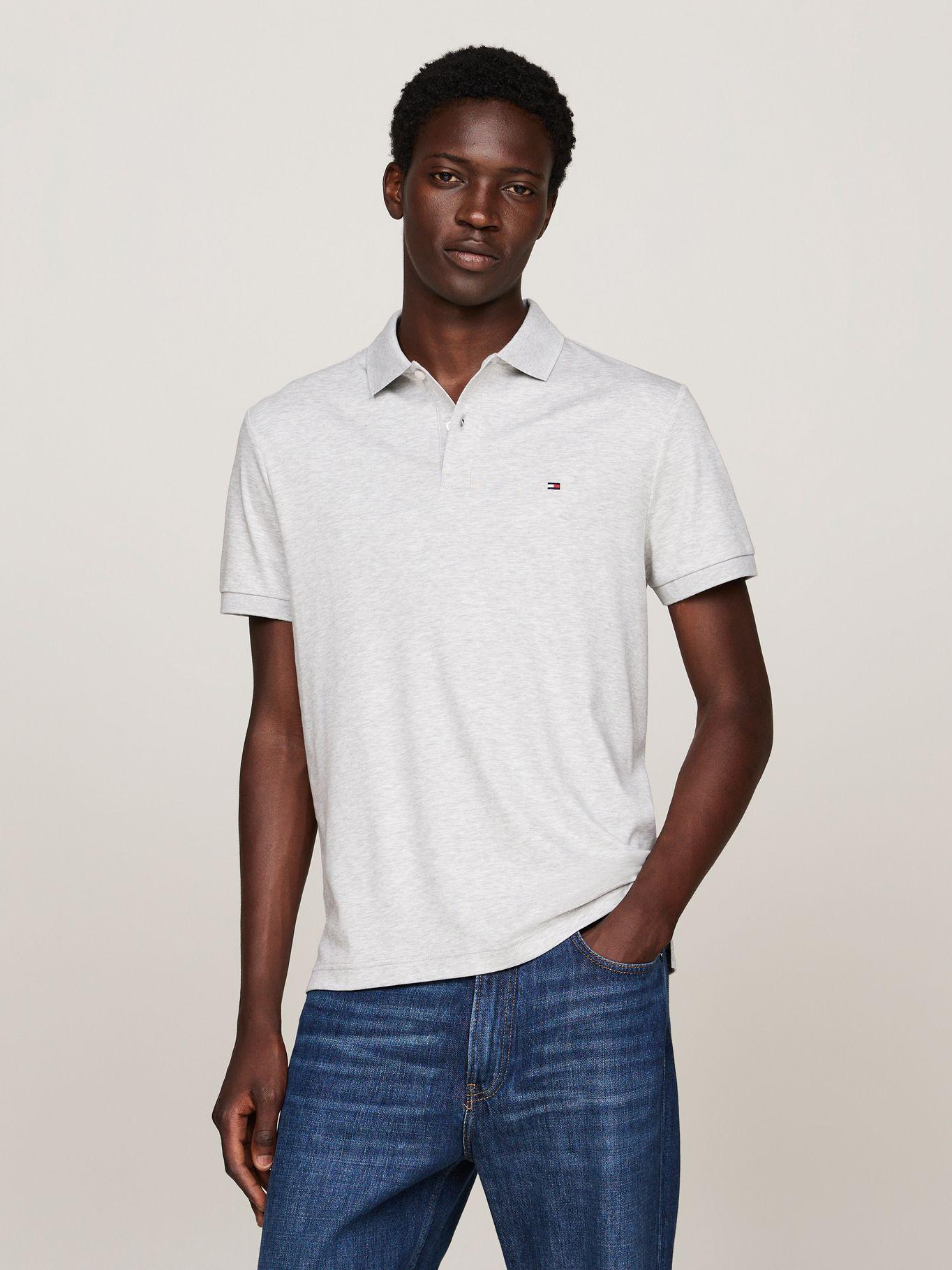 Polo Essential Liquid Cotton Blanco Tommy Hilfiger-0