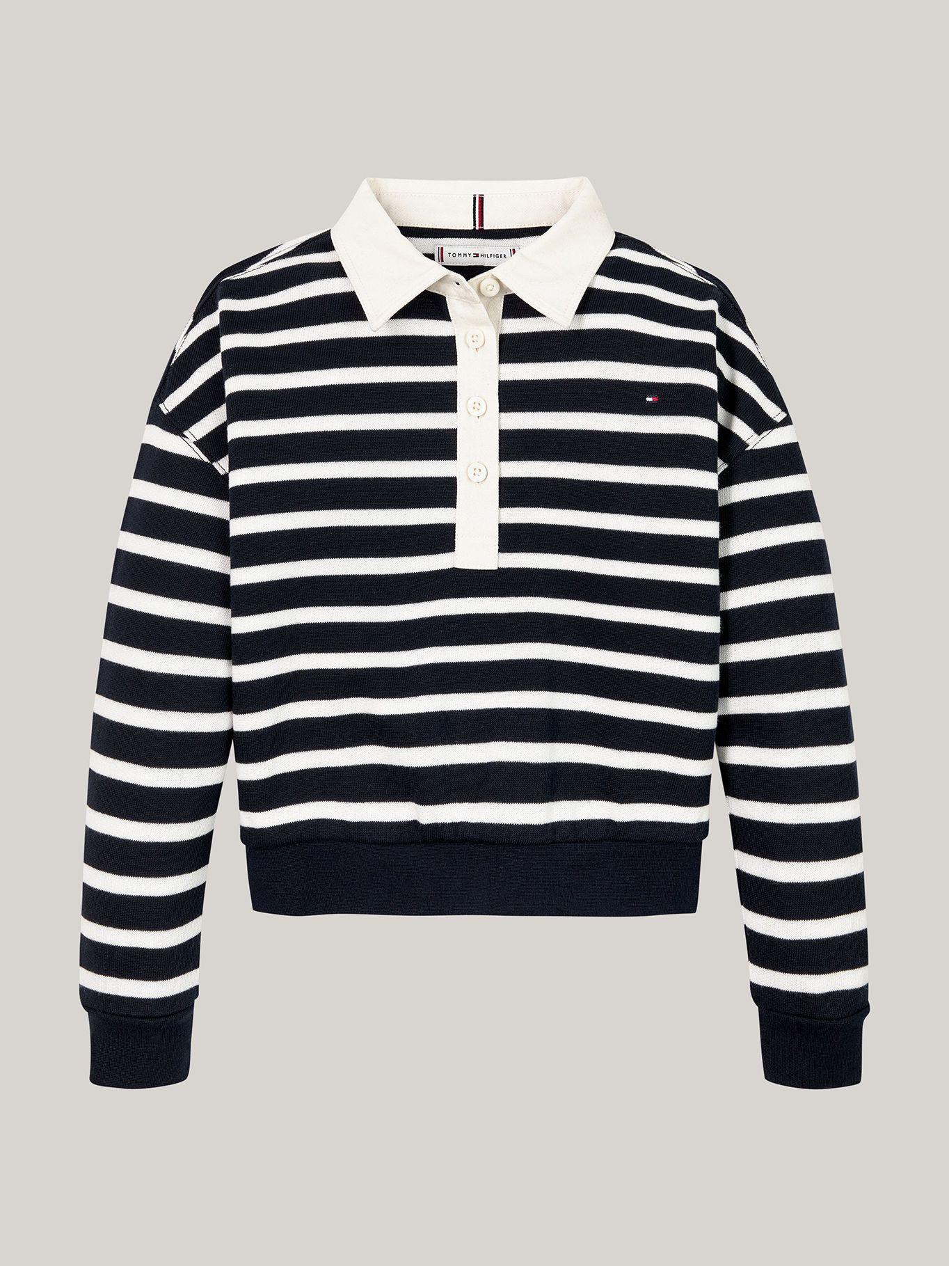 Polerón Amplio A Rayas Multicolor Tommy Hilfiger-4