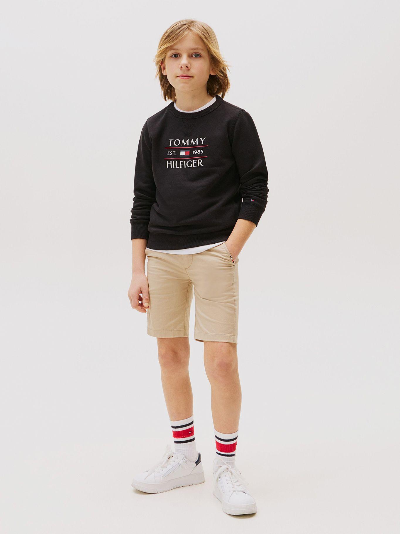 Polerón Con Logo Negro Tommy Hilfiger-1